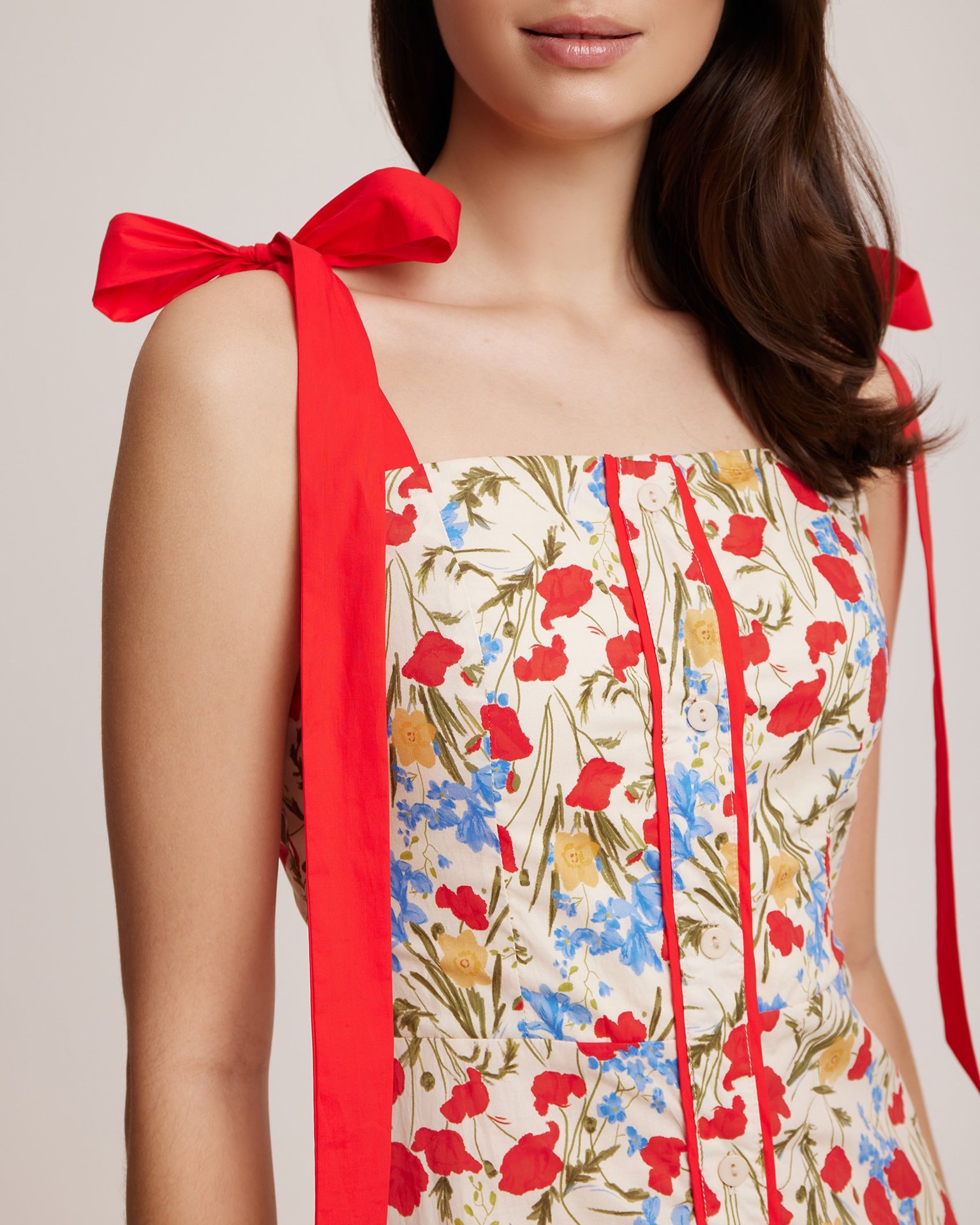 Floral print sundress, Red — photo 6