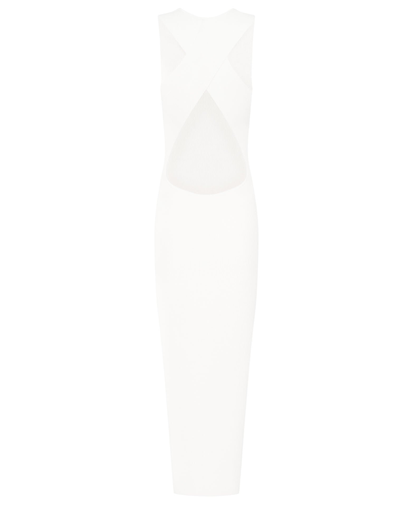 Open-back dress, Milky — photo 9