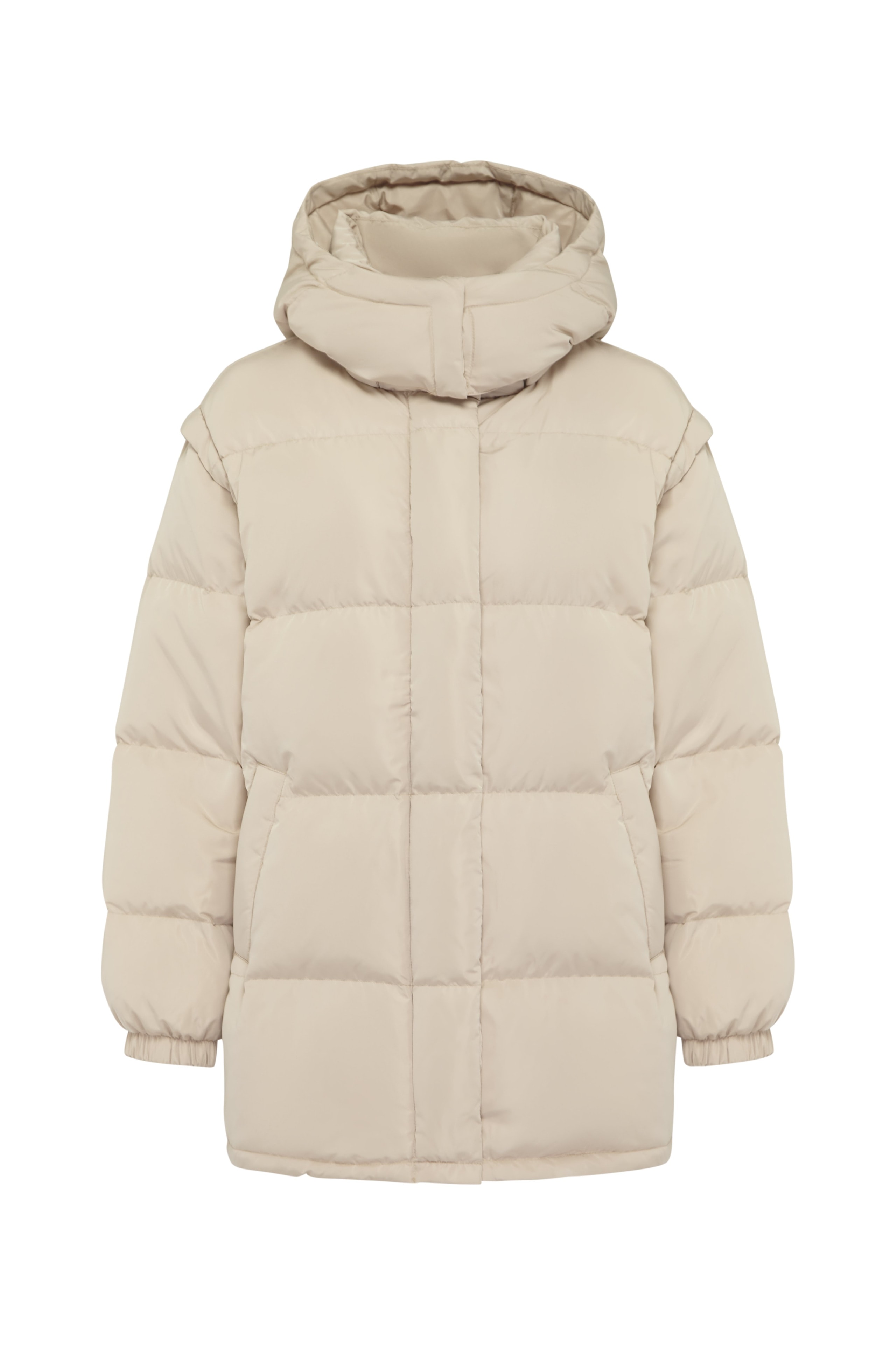 Elongated beige jacket, Beige — photo 7