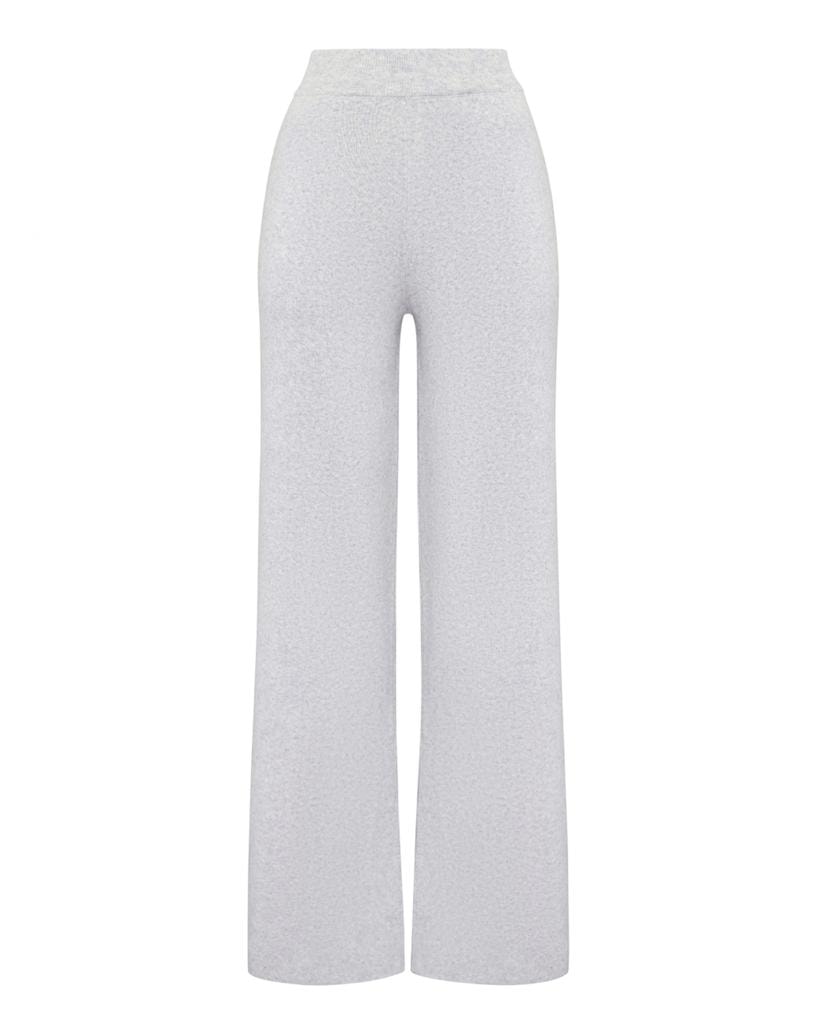 Grey knitted trousers, Grey — photo 8