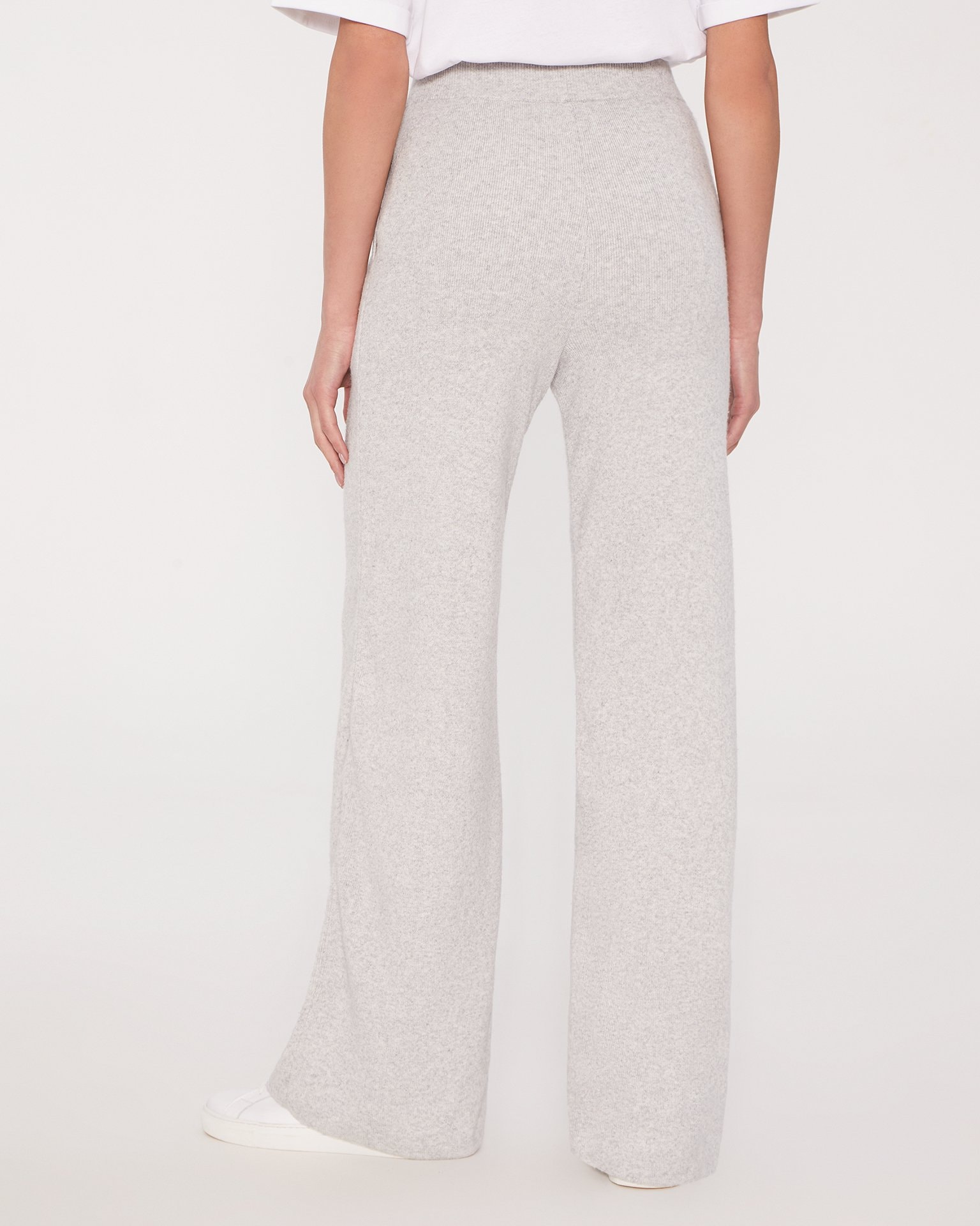 Grey knitted trousers, Grey — photo 6