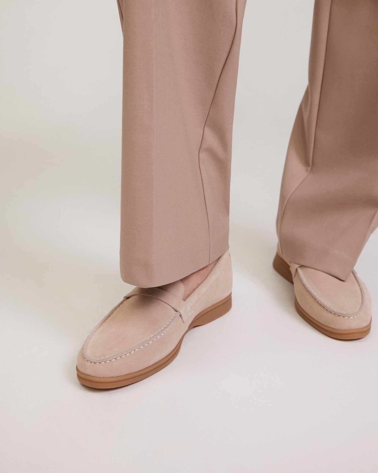 Beige loafers, Beige — photo 6