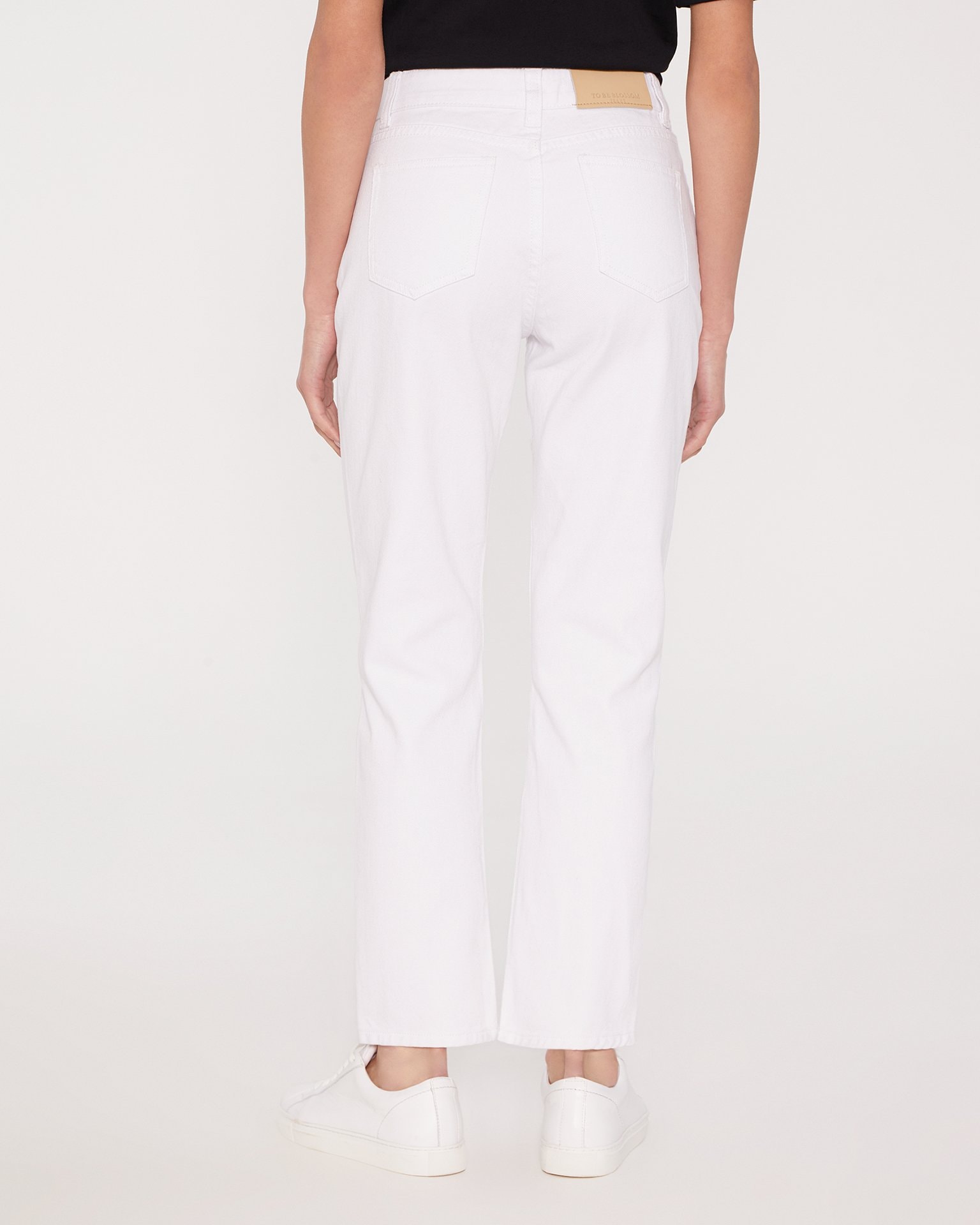 White mom jeans, White — photo 5