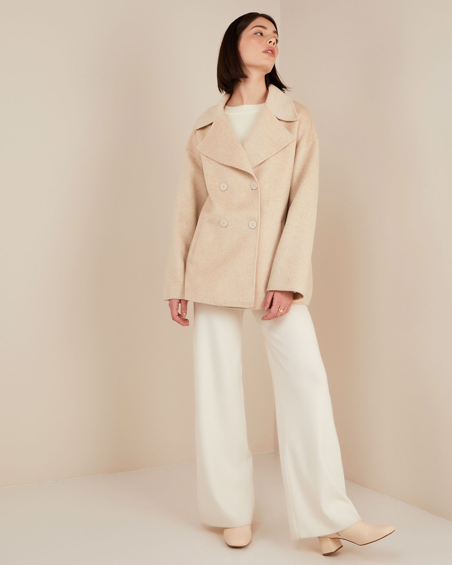Wool coat, Beige — photo 5