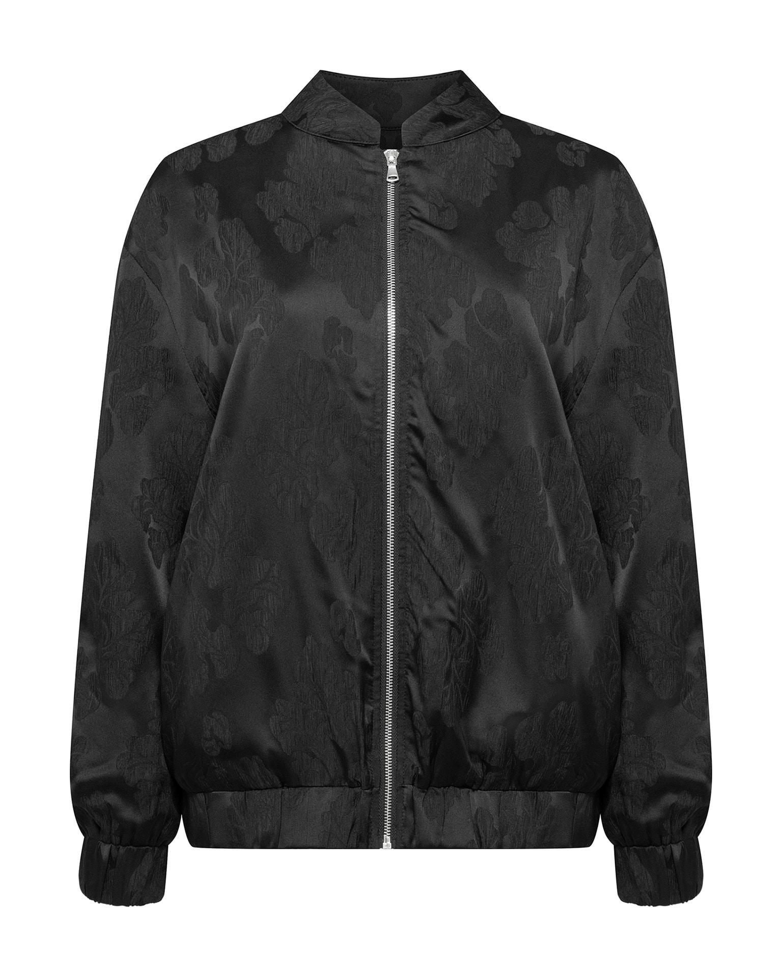 Jacquard bomber jacket, Black — photo 7