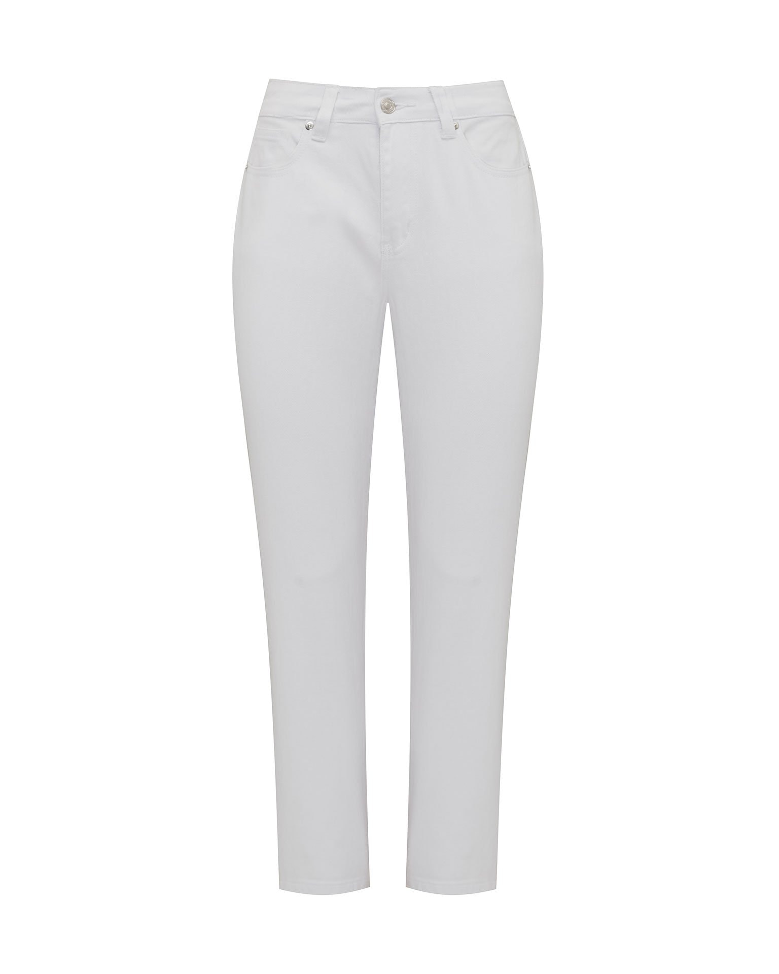 White mom jeans, White — photo 7