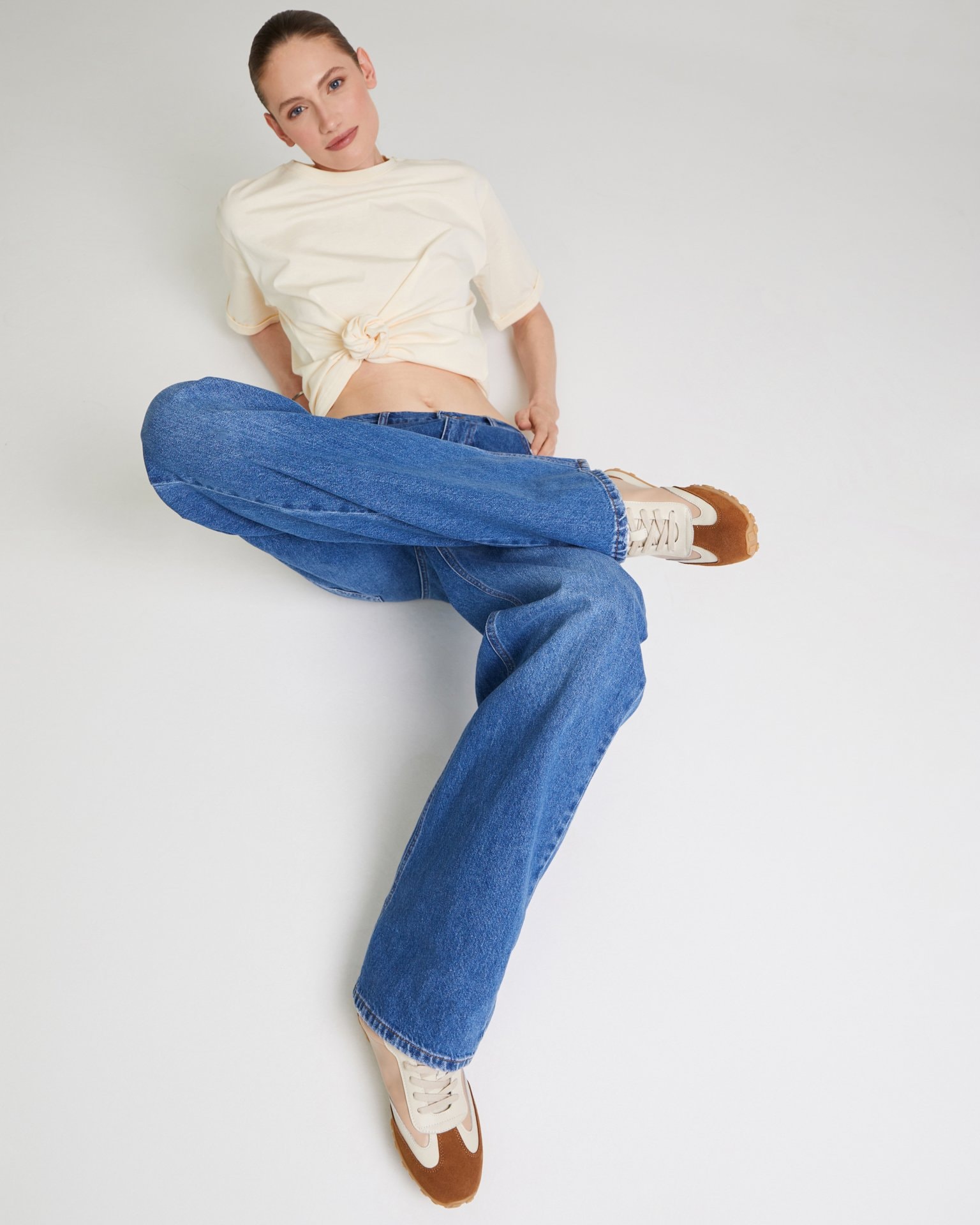 Beige trainers, Beige — photo 2