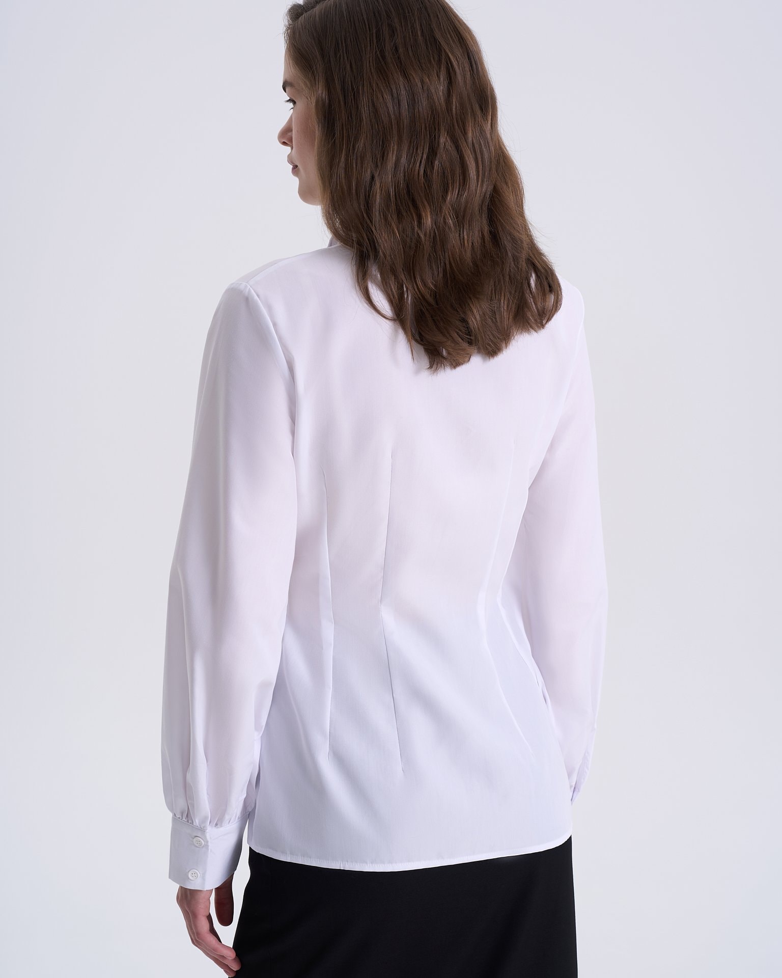 Fitted shirt, White — photo 7