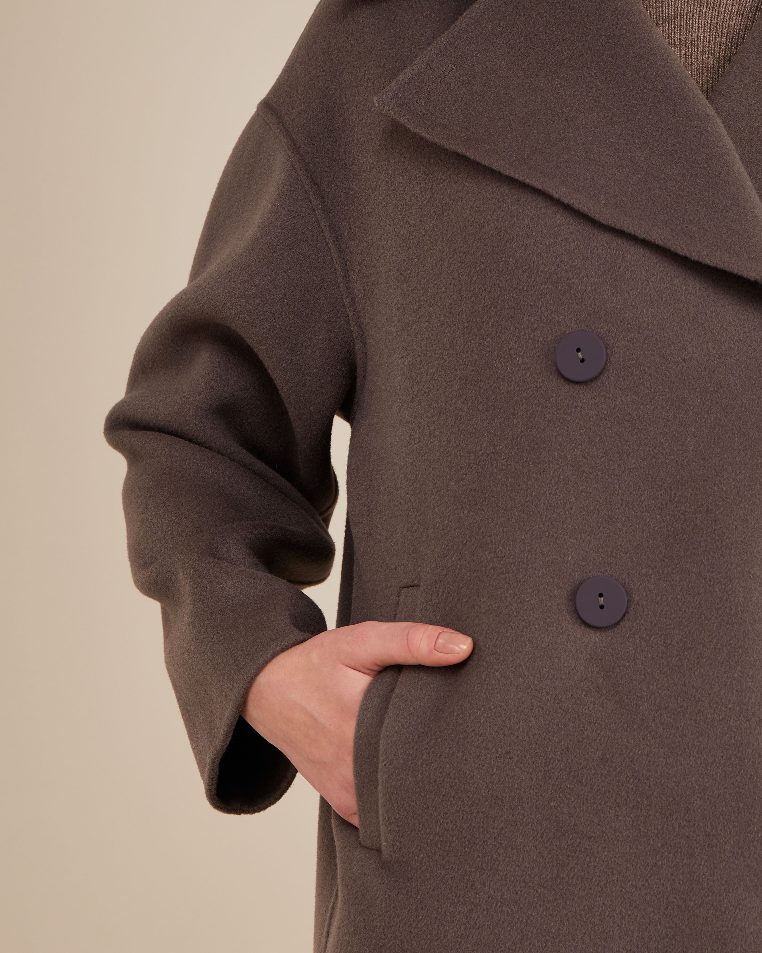 Relaxed-fit coat, Grey — photo 6