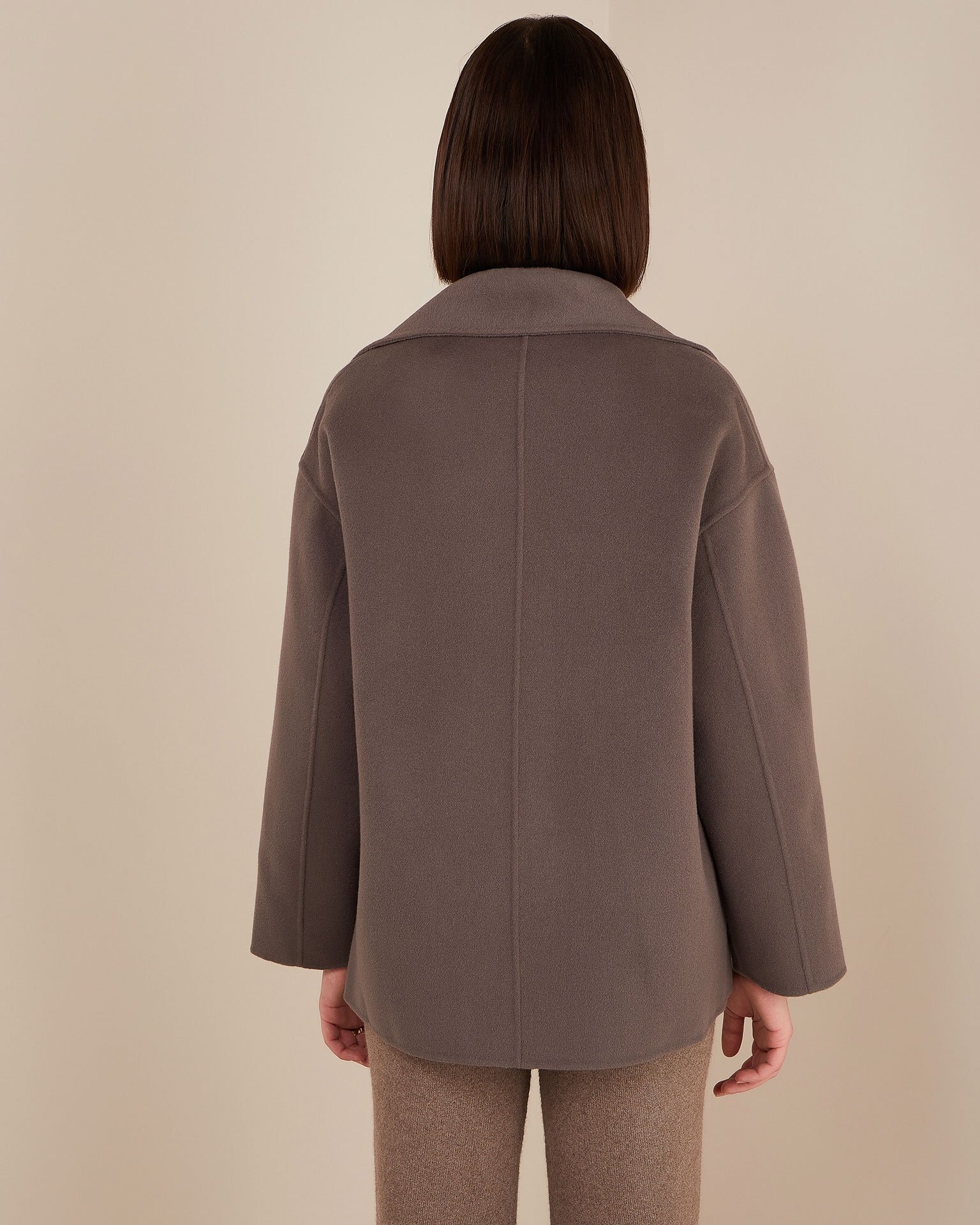 Relaxed-fit coat, Grey — photo 4