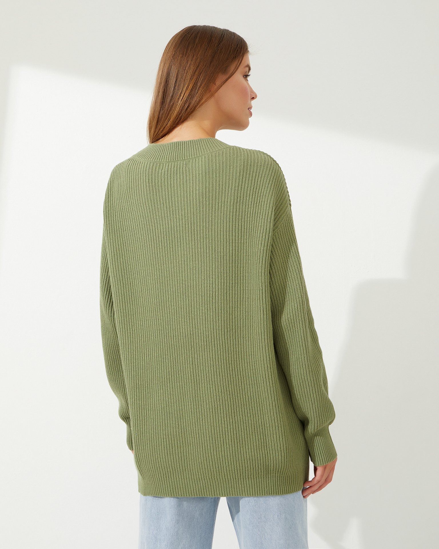 Grass-green jumper, Green — photo 3