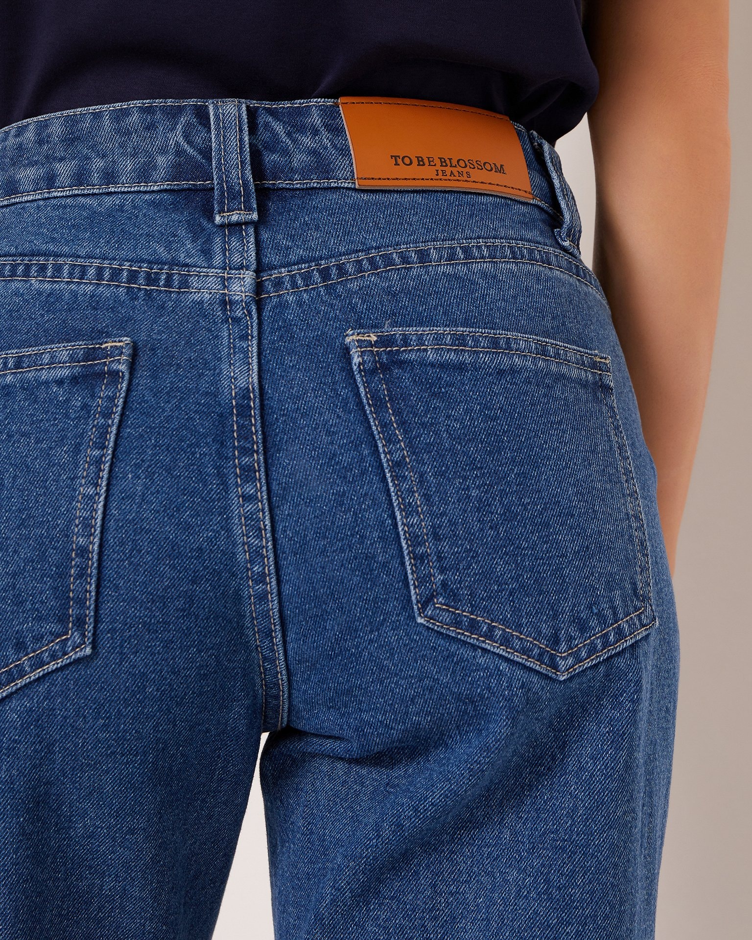 Five-pocket jeans, Blue — photo 4