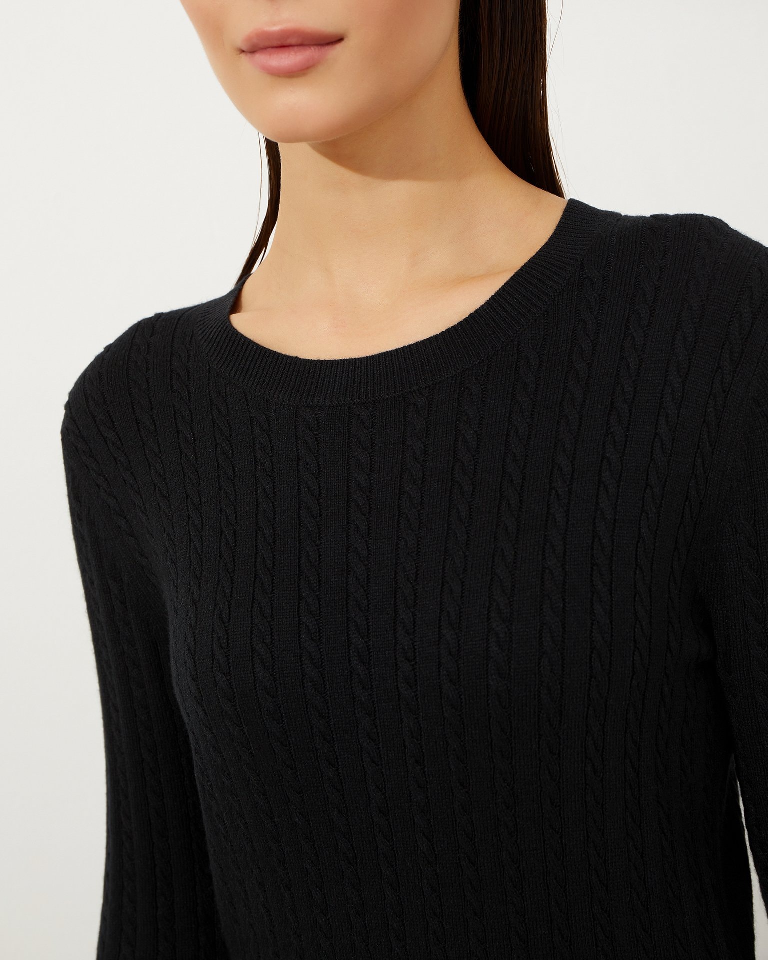 Form-fitting black dress, Black — photo 5
