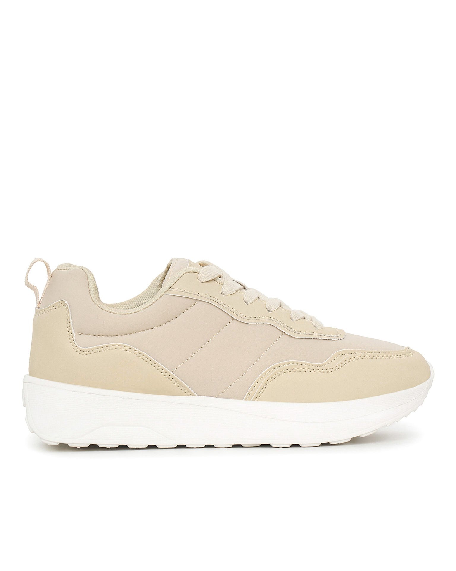Beige trainers, Beige — photo 6