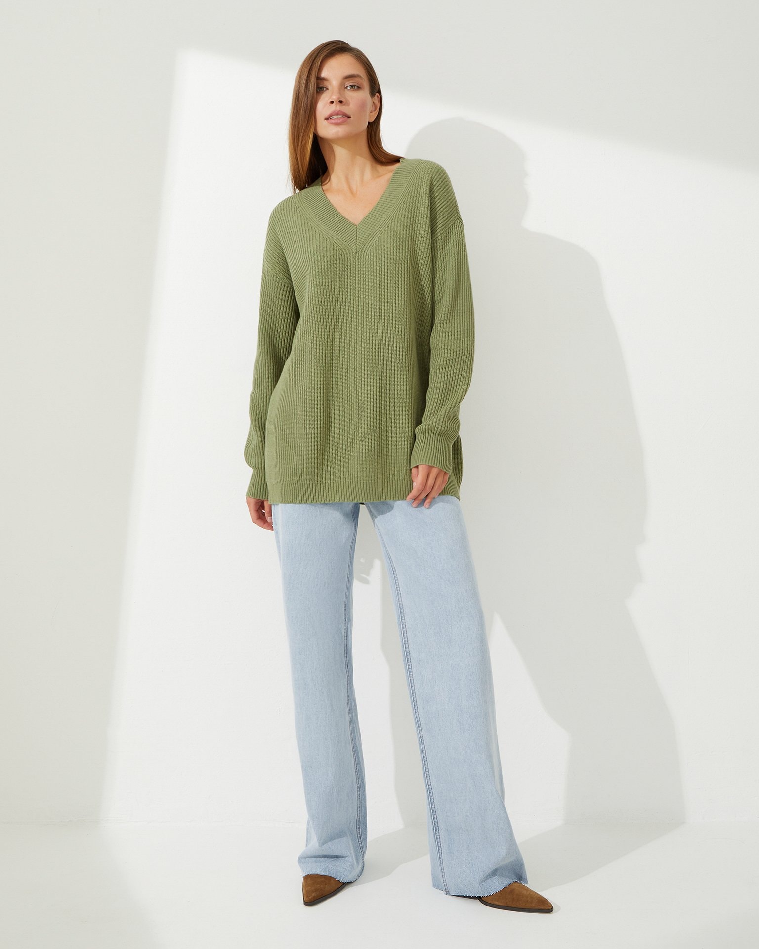 Grass-green jumper, Green — photo 2