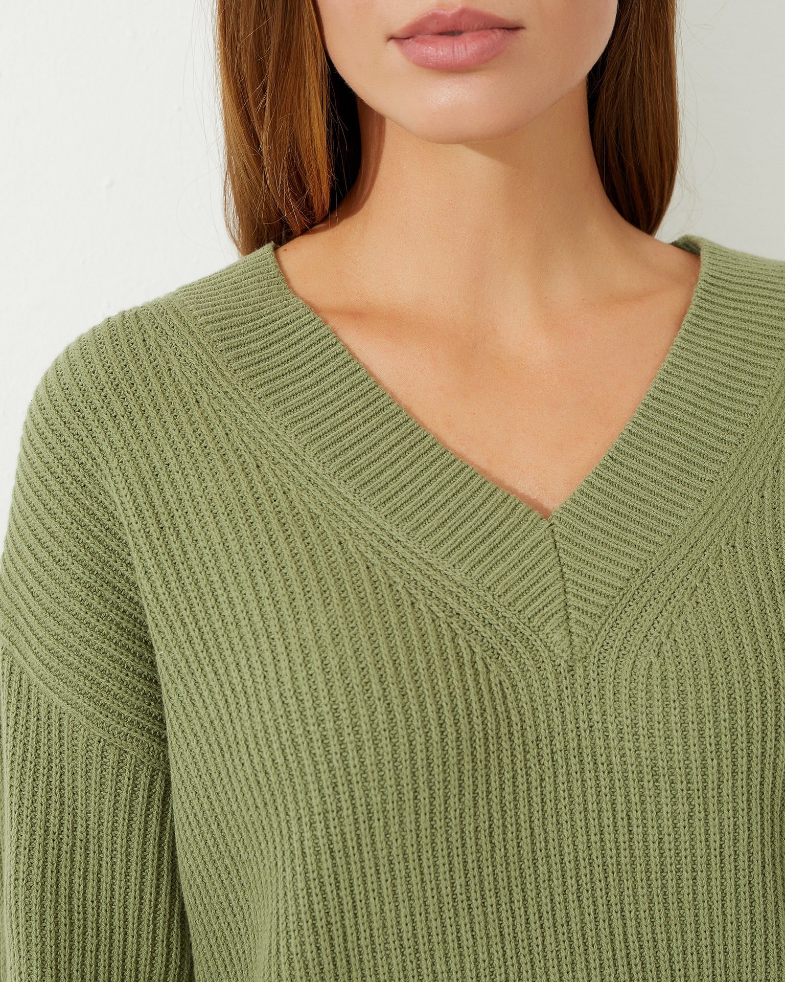 Grass-green jumper, Green — photo 5