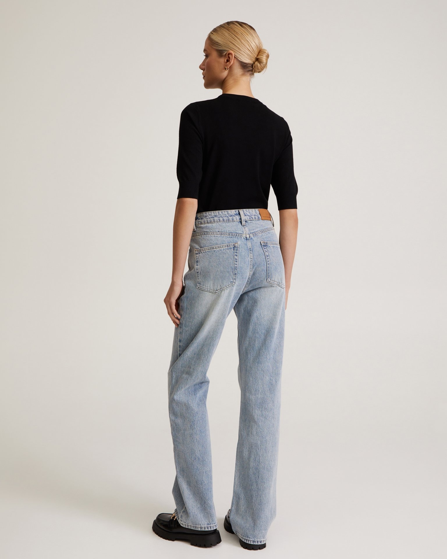 Distressed jeans, Sky blue — photo 3