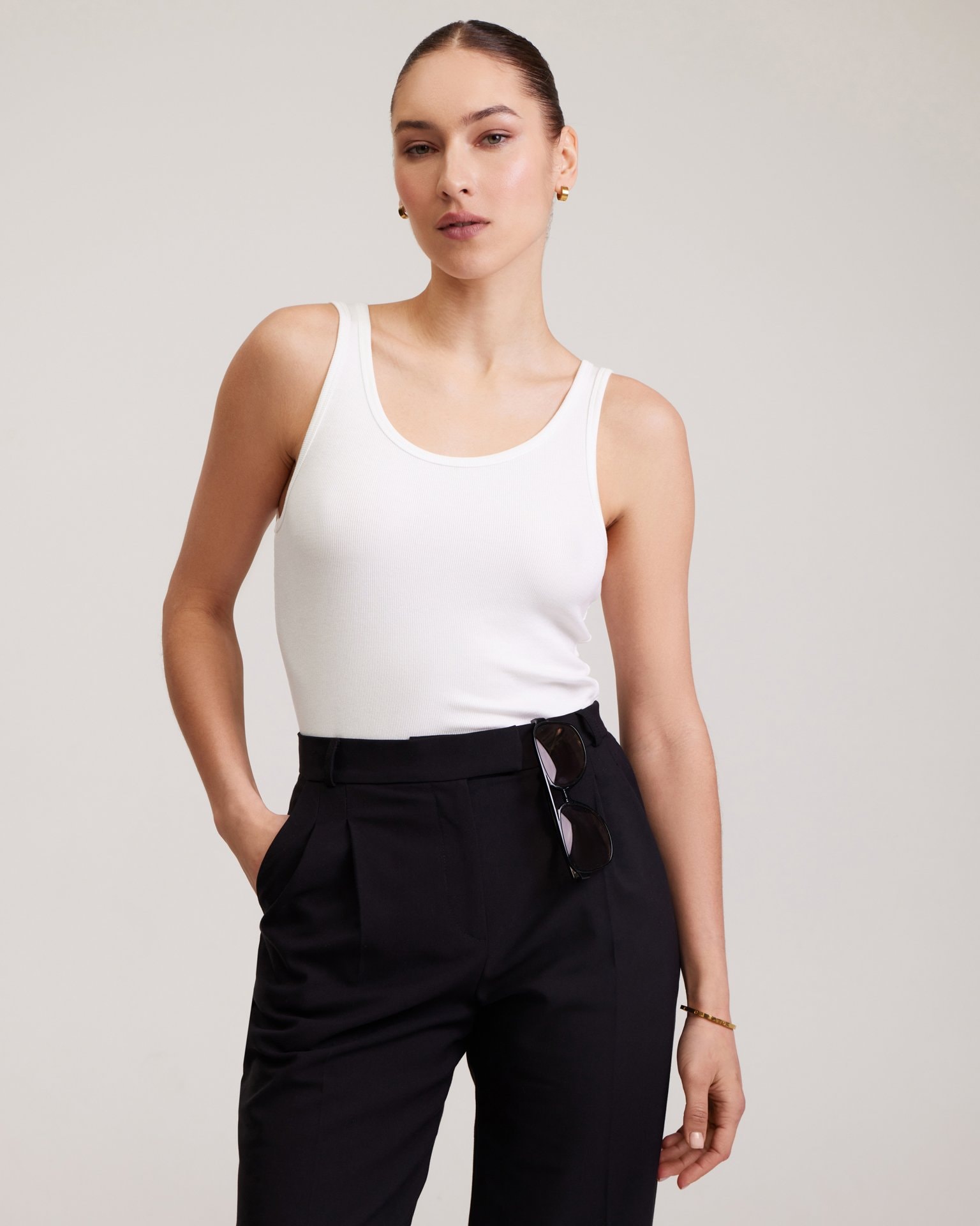 White vest, White — photo 3