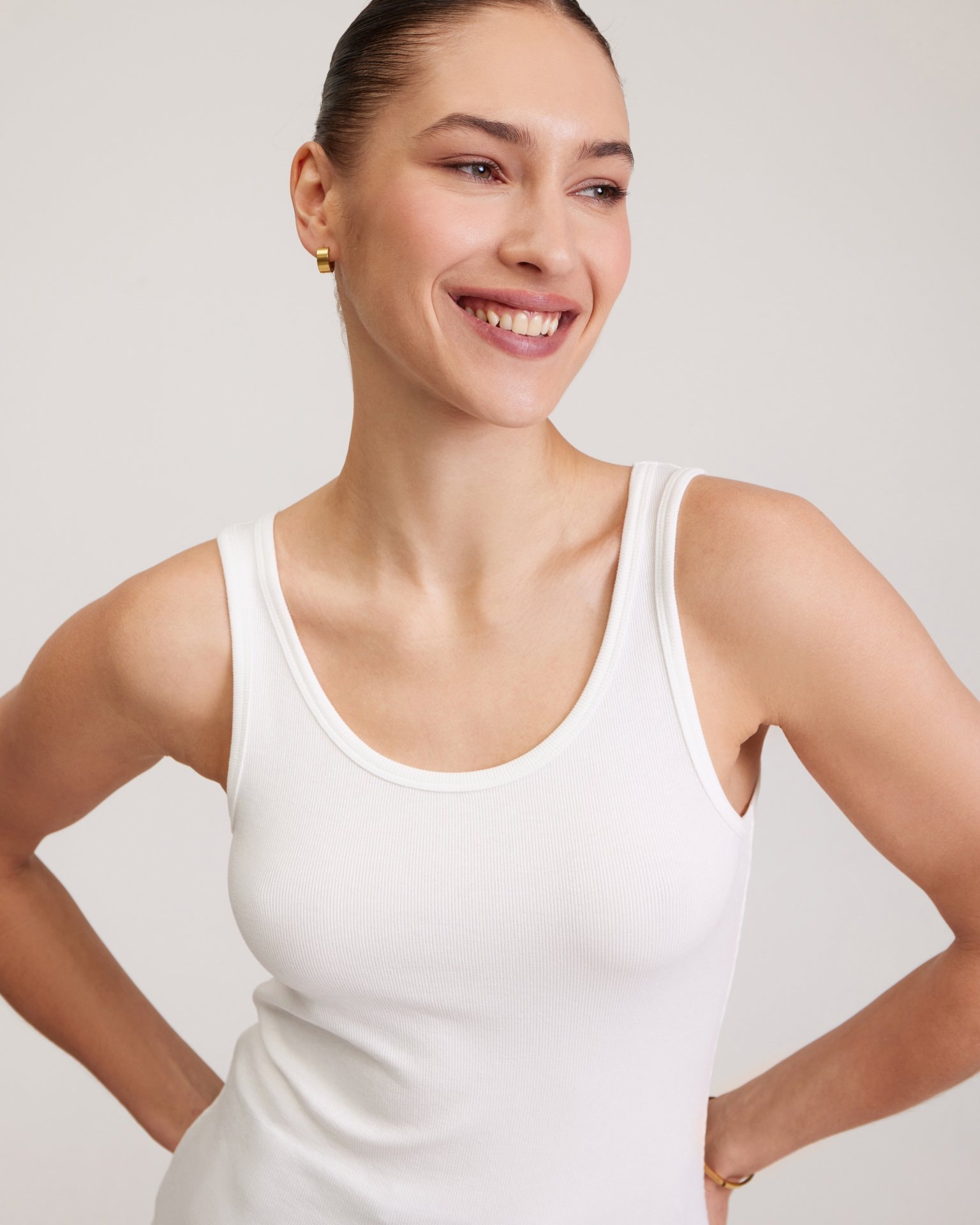 White vest, White — photo 6
