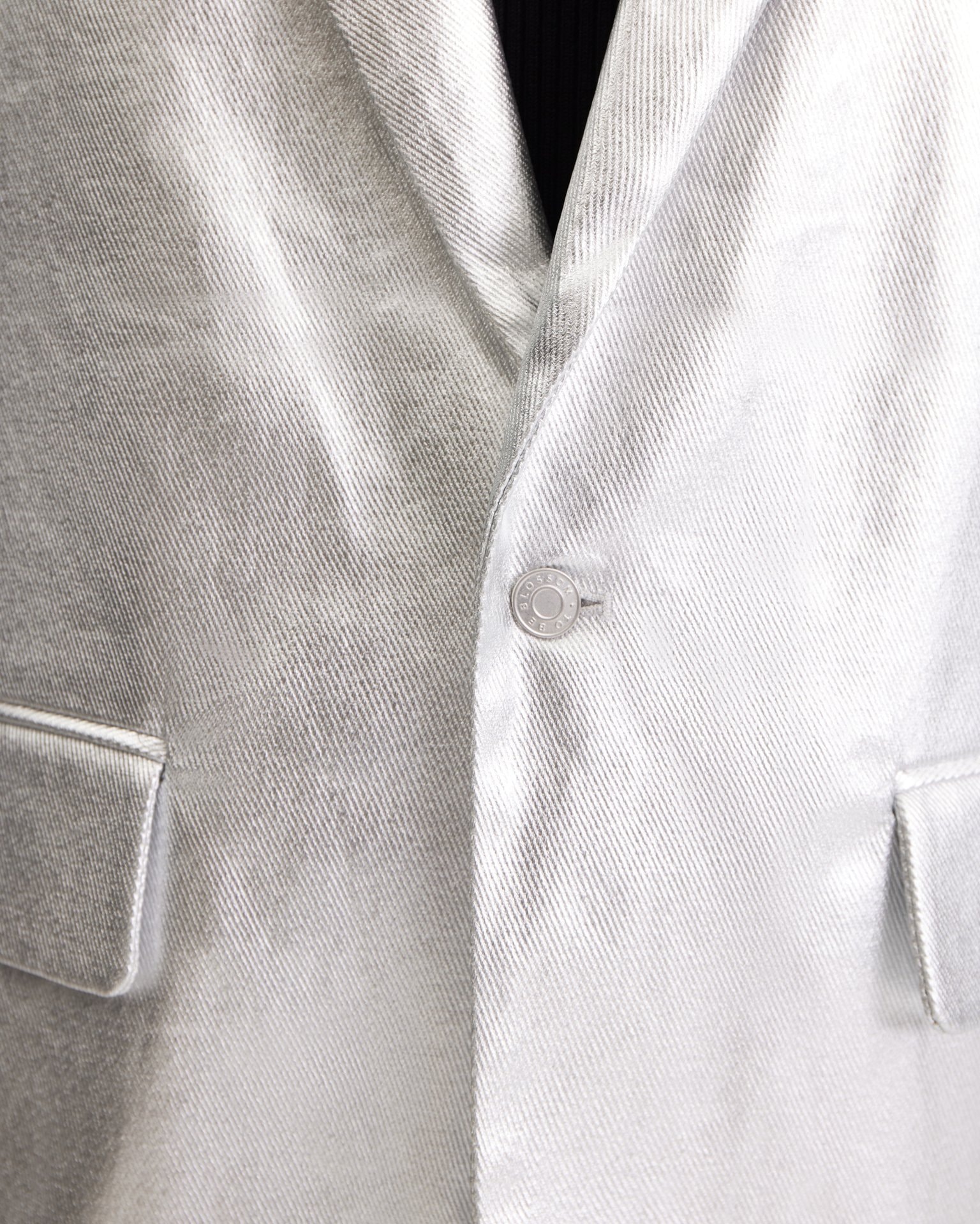 Metallic-effect jacket, Silver — photo 9