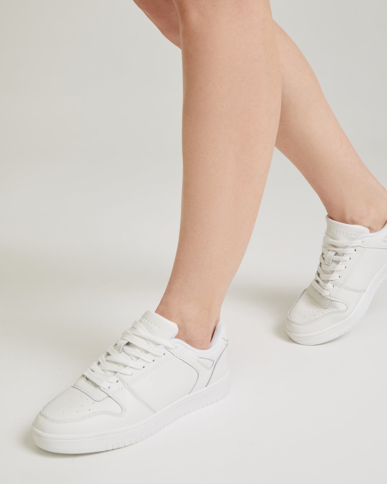 Белые кеды из натуральной кожи, White — photo 2