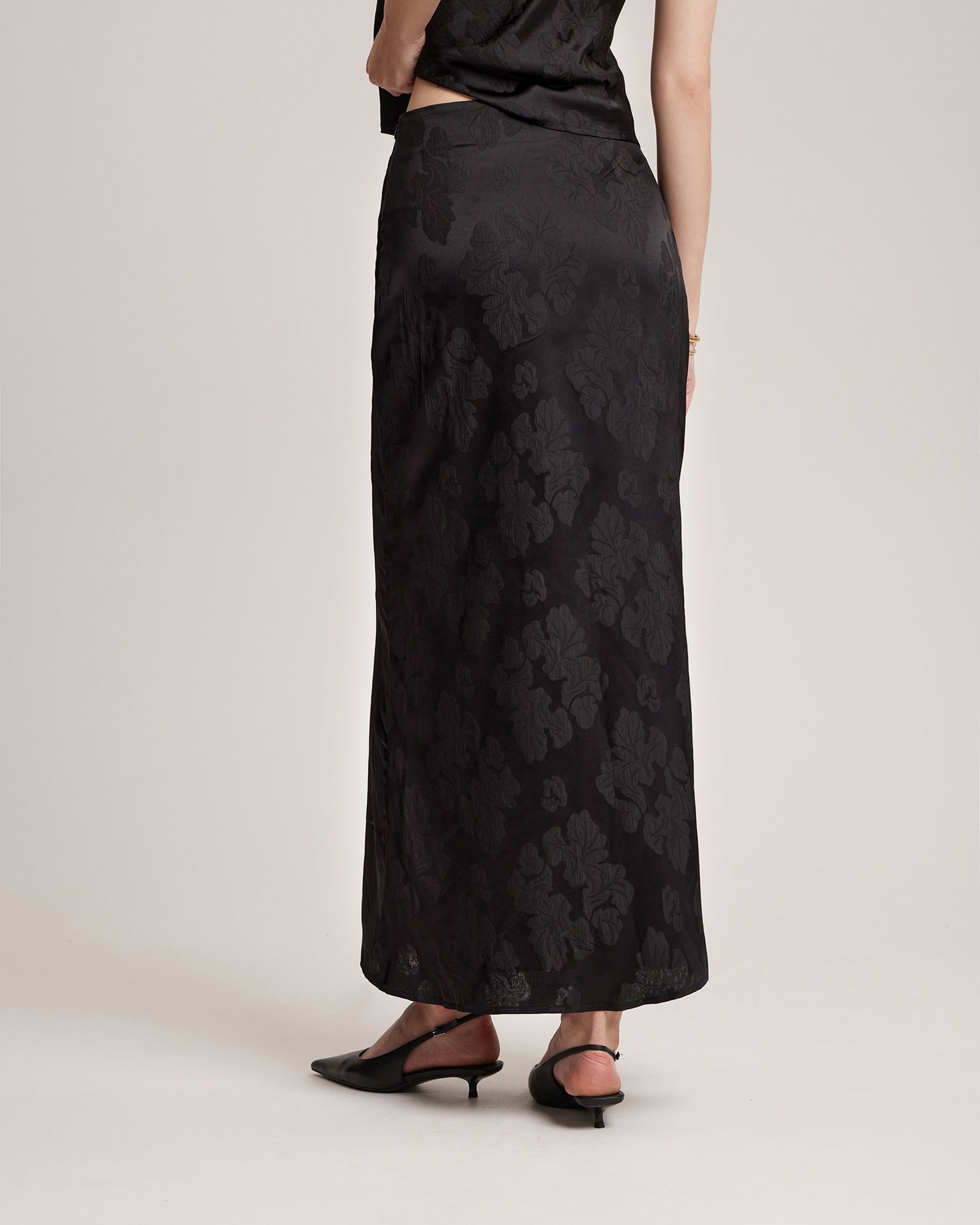 Maxi Skirt, Black — photo 5