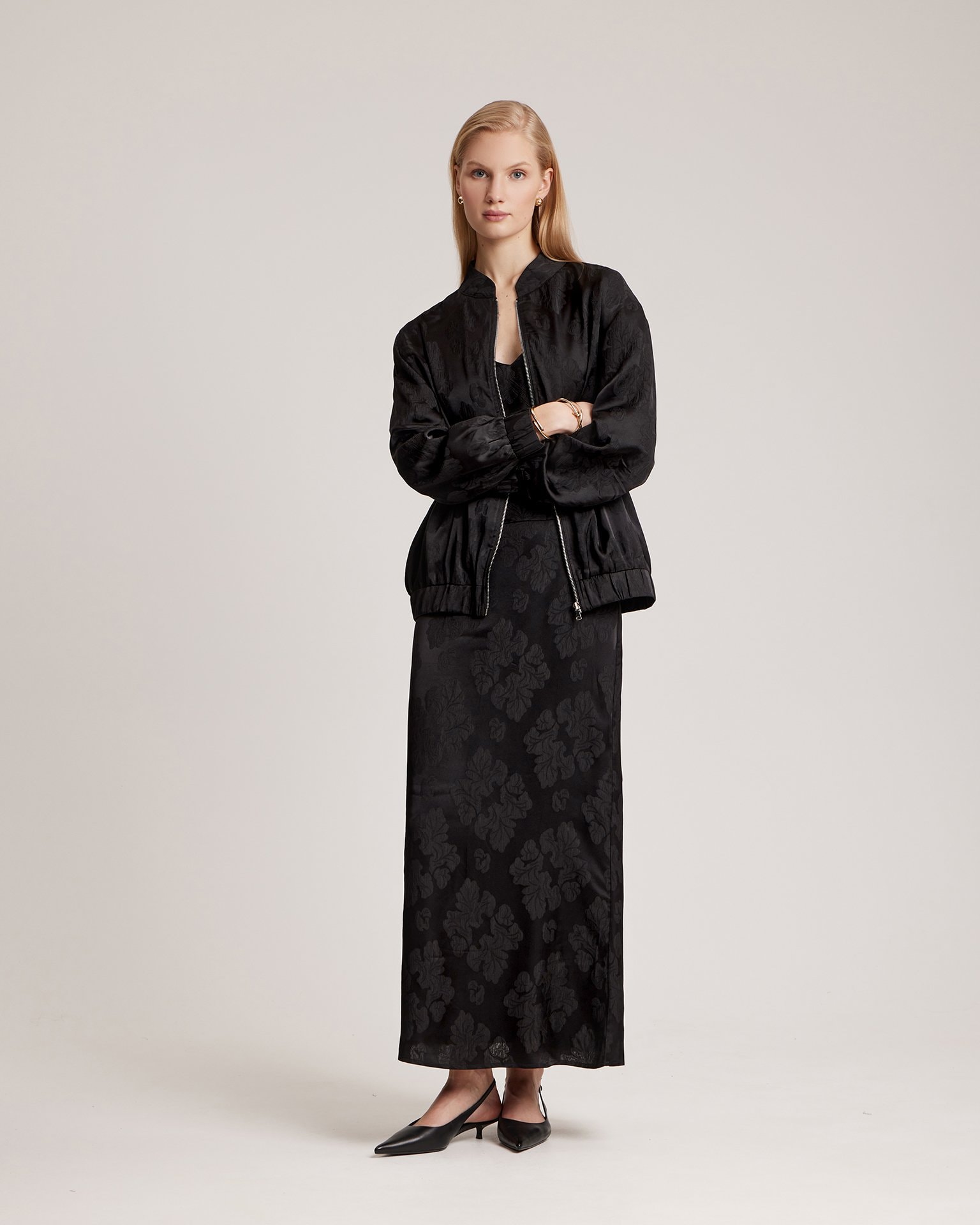 Maxi Skirt, Black — photo 2