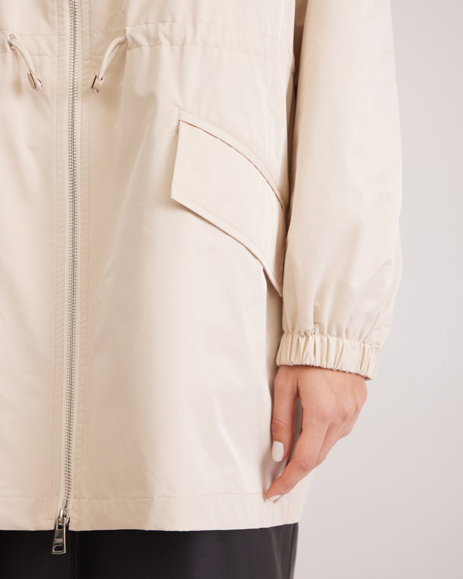 Cream trench coat, Beige — photo 14