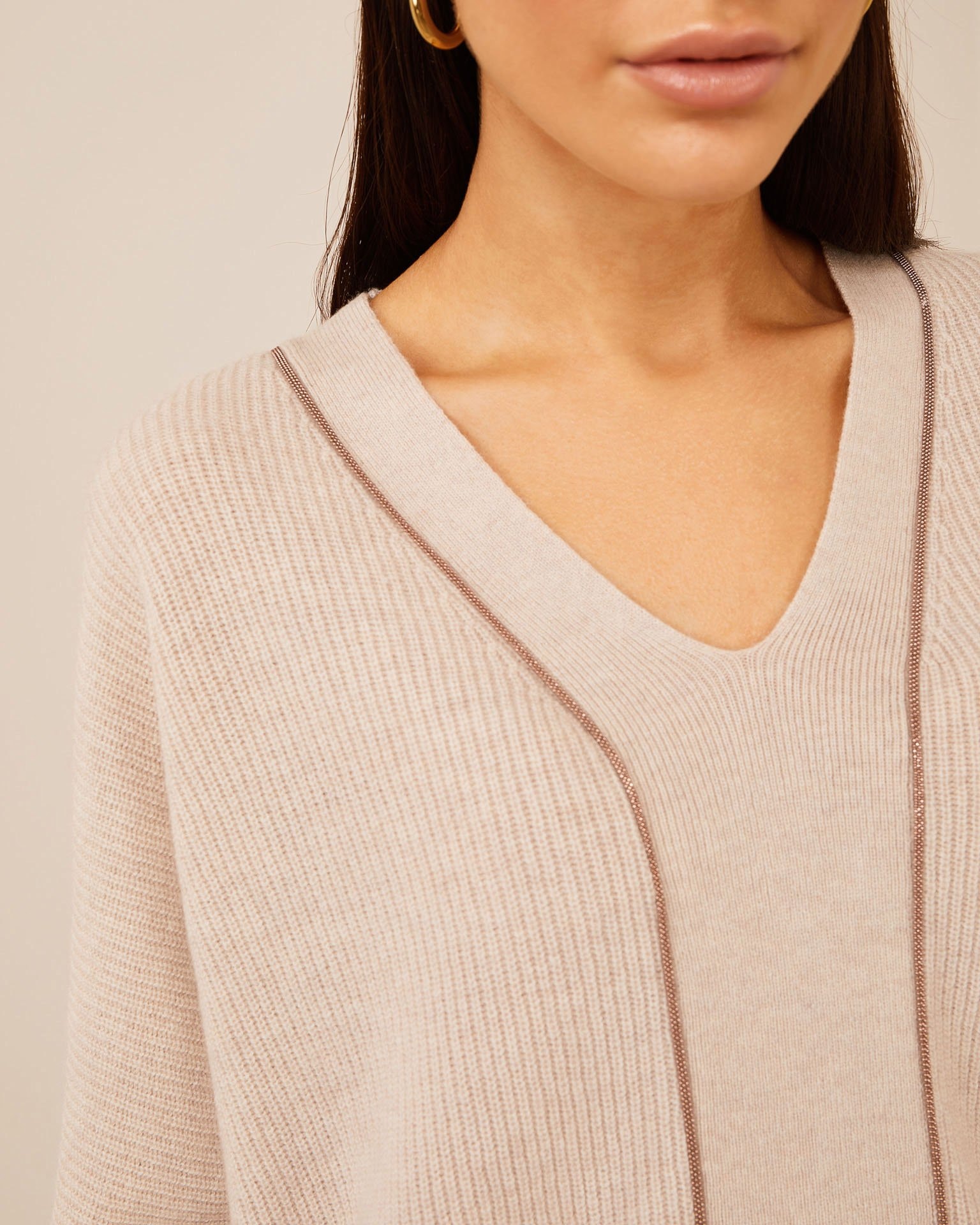 Cashmere Sweater, Beige — photo 5