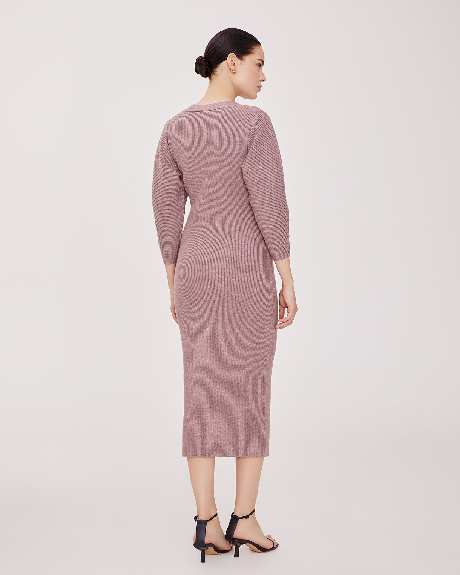 Wrap dress, Grey-Brown — photo 3