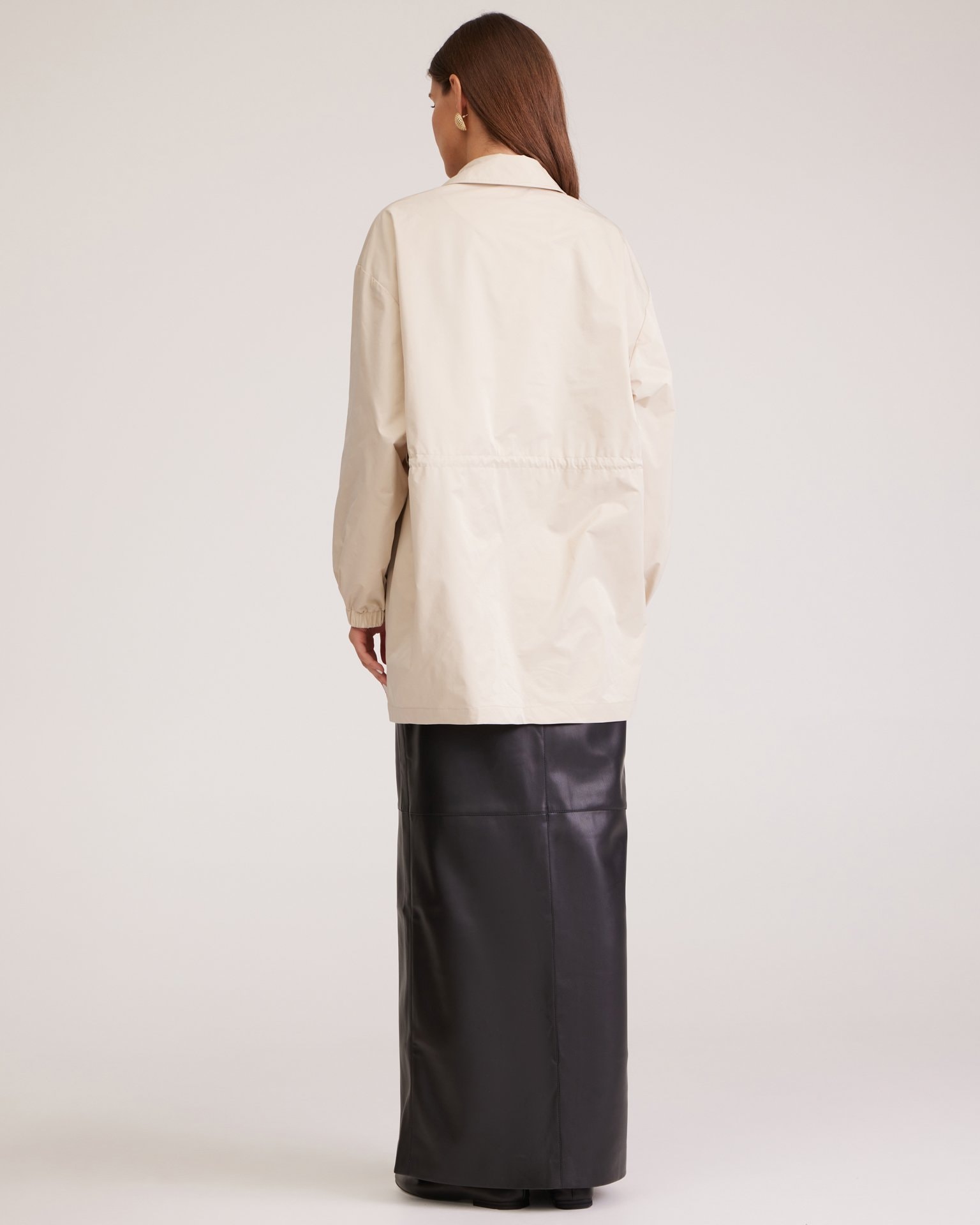 Cream trench coat, Beige — photo 3
