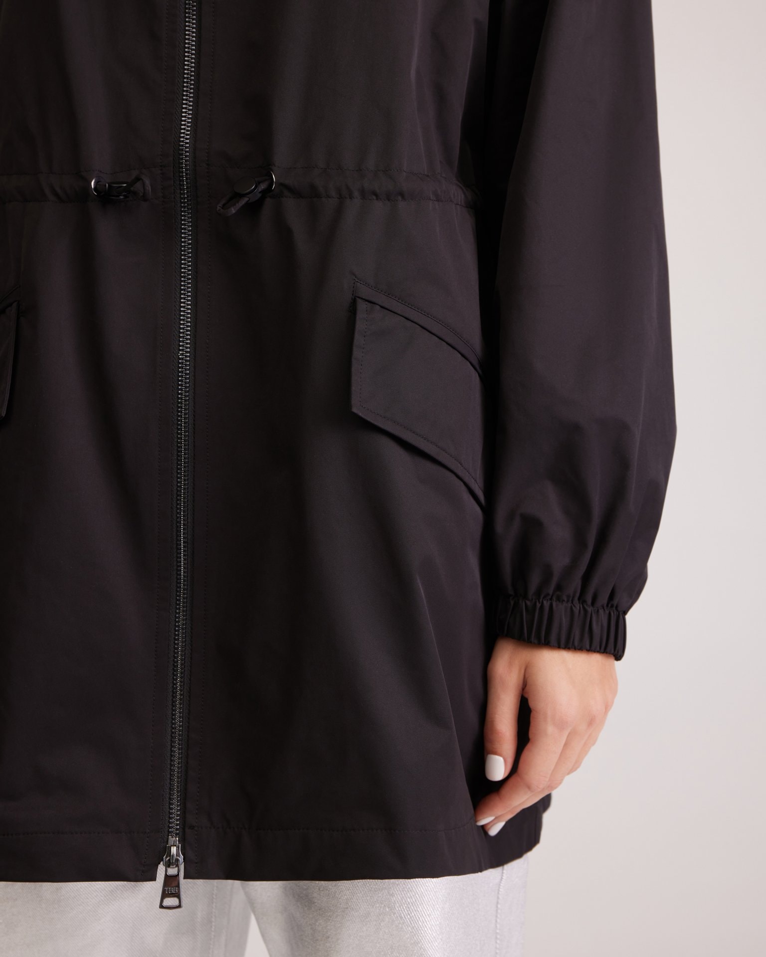 Trench coat in black, Black — photo 12