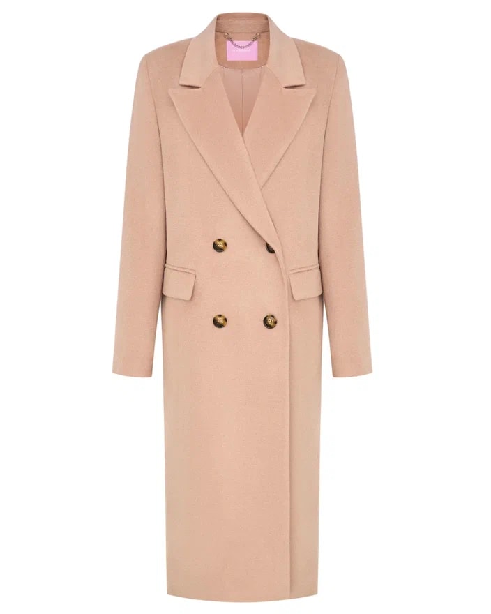 Blended Wool Coat, Beige — photo 7
