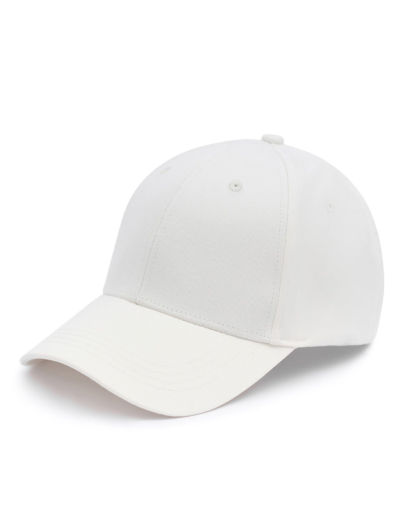 White baseball cap, White — photo 4