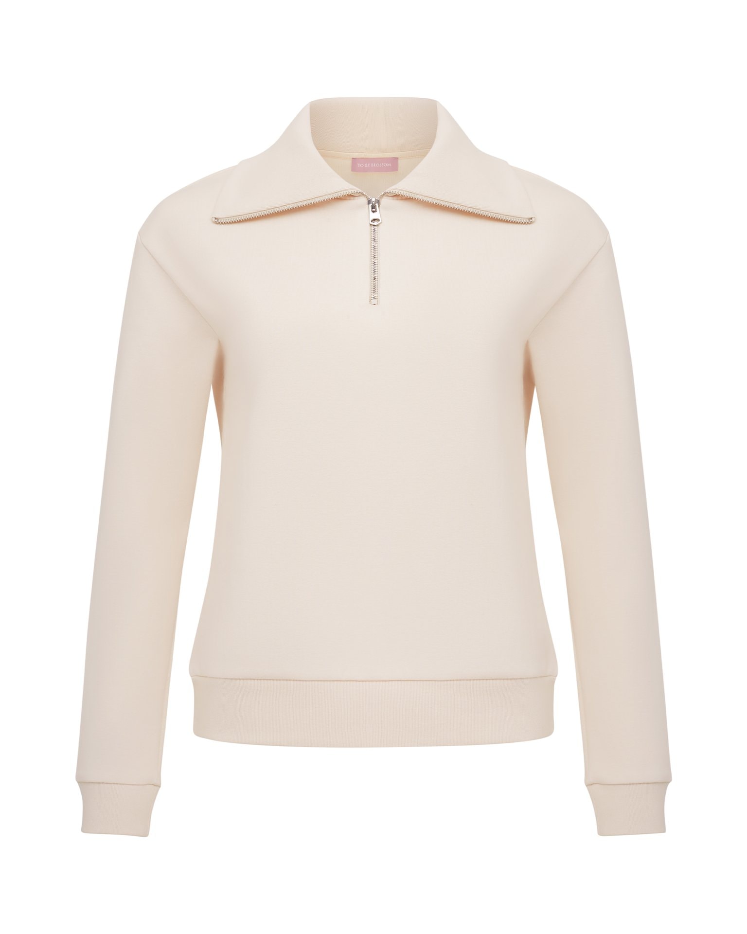 Zip-front jumper, Beige — photo 7