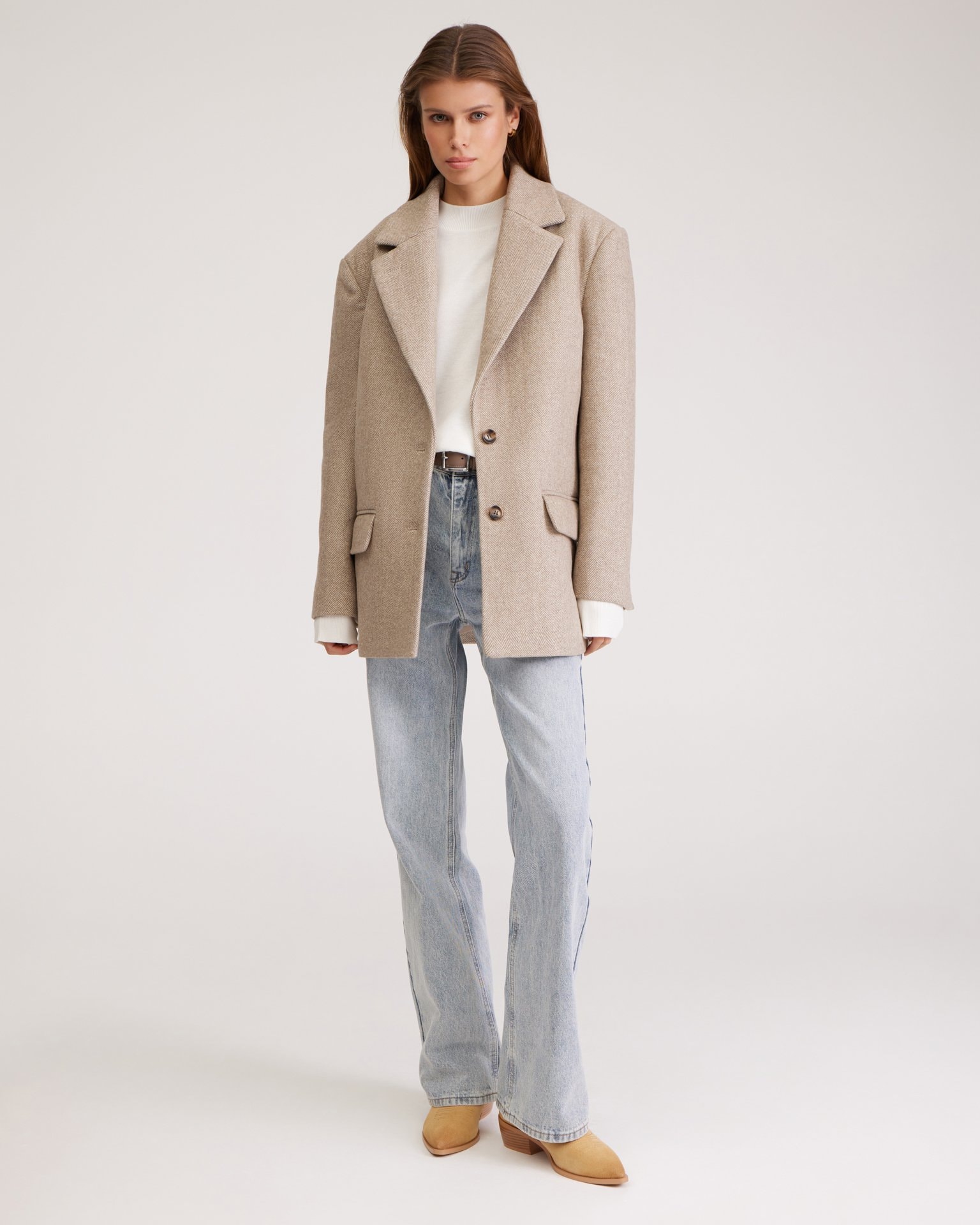 Wool jacket, Beige — photo 2