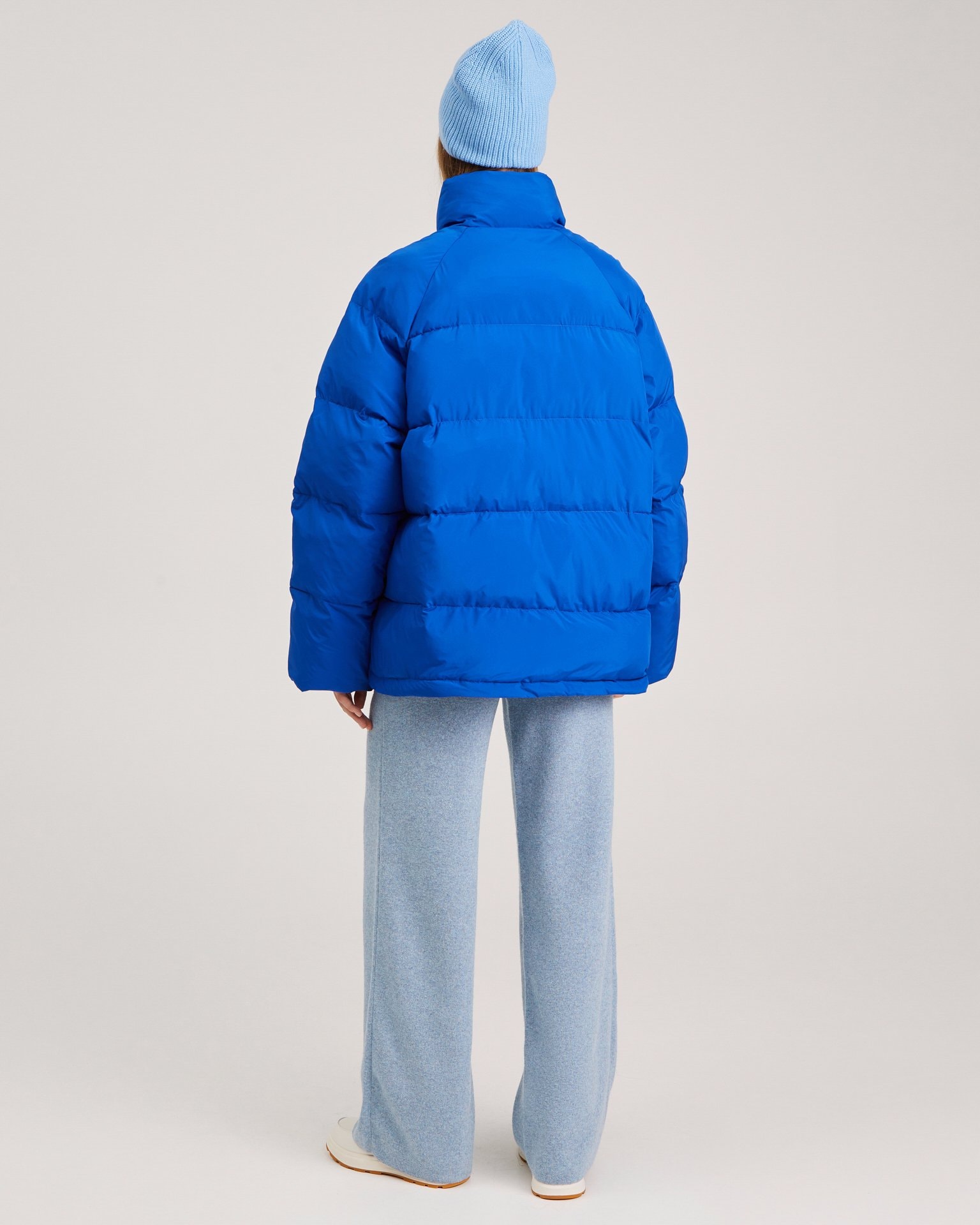 Oversize padded jacket, Blue — photo 5