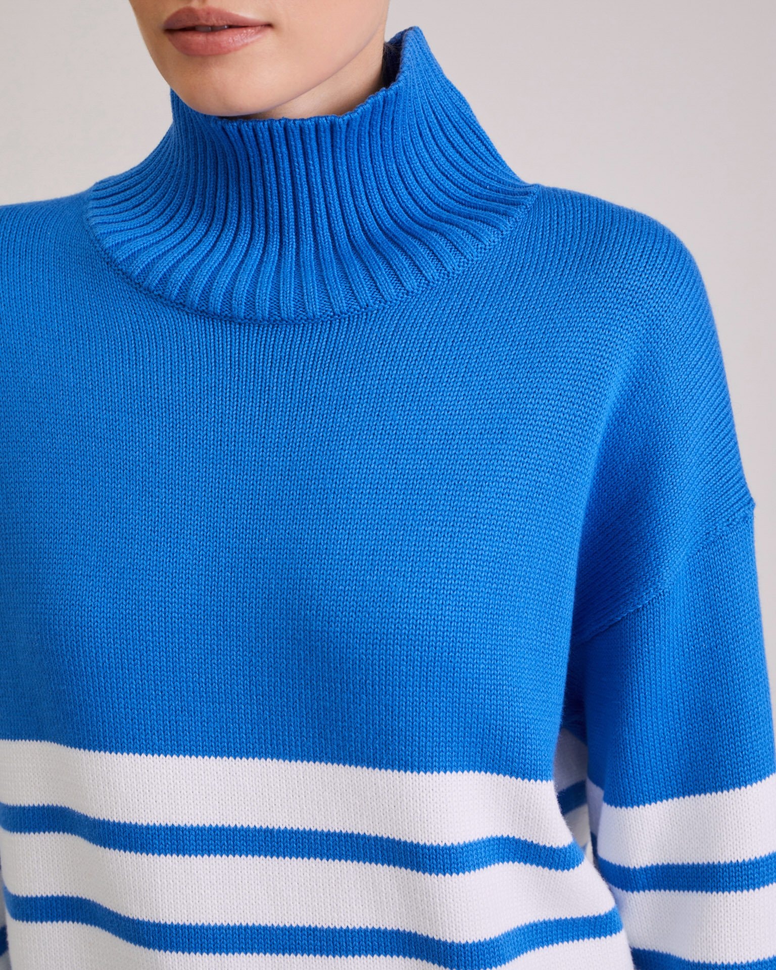 Striped jumper, Blue — photo 5