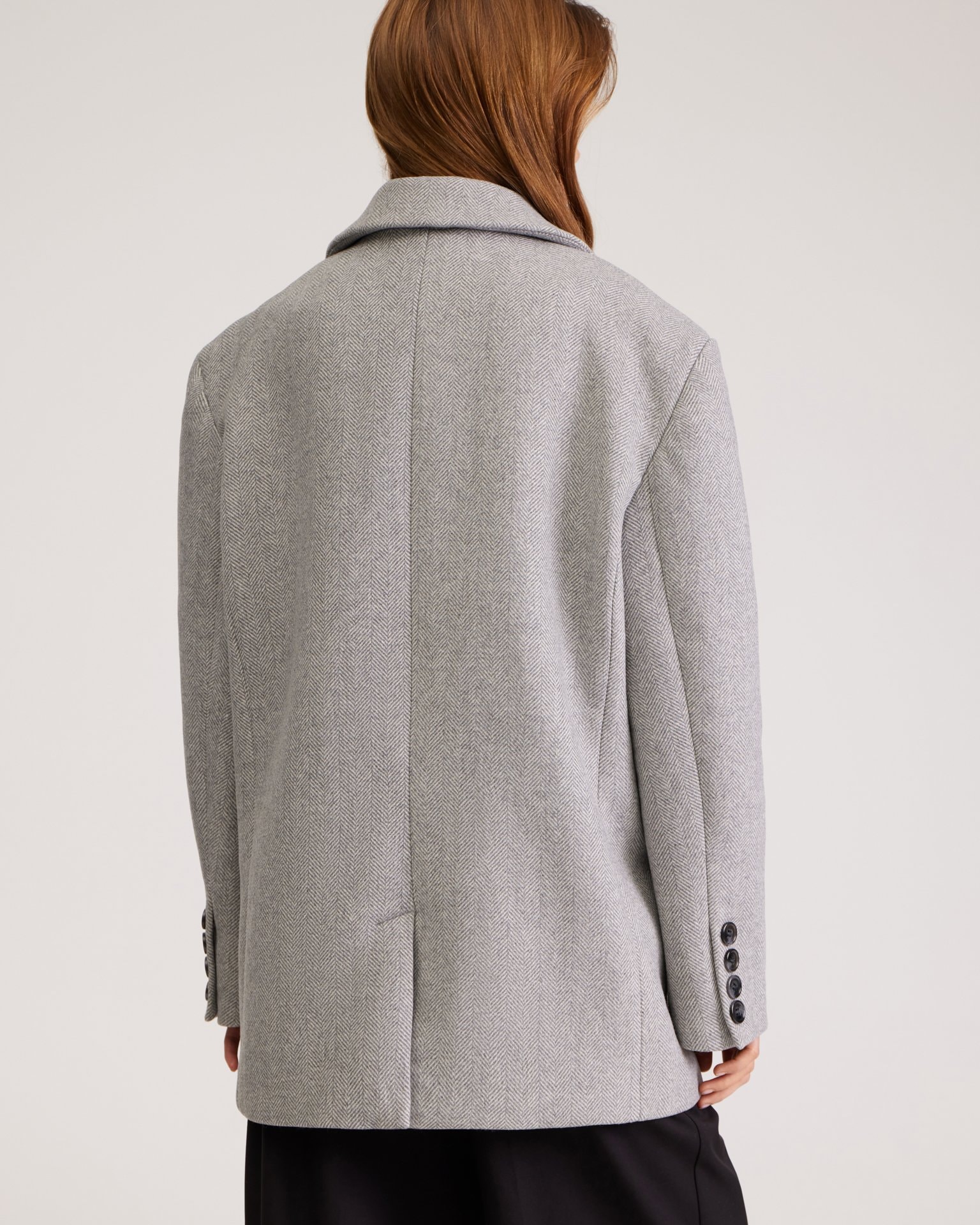 Grey wool blazer, Grey — photo 5