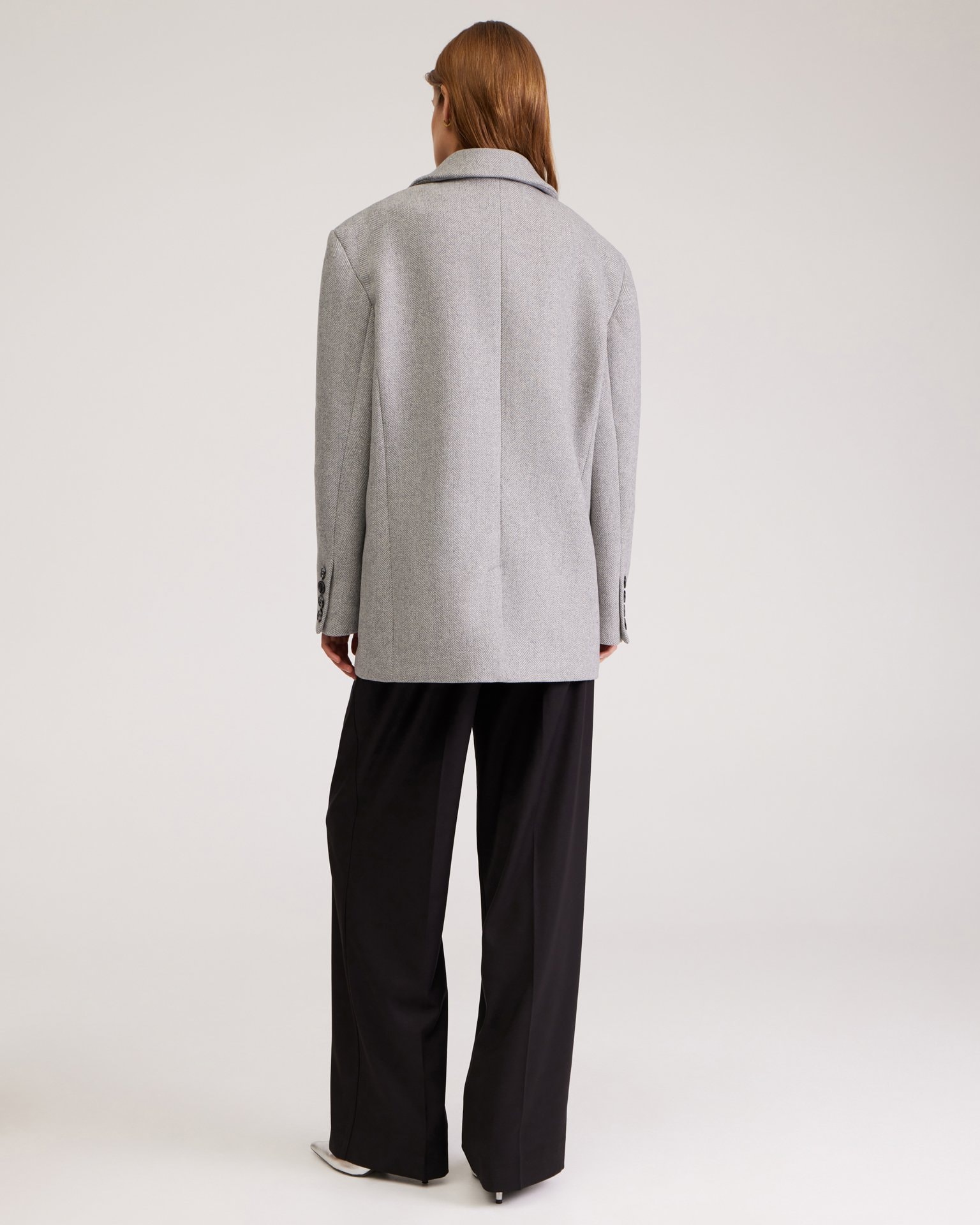 Grey wool blazer, Grey — photo 3