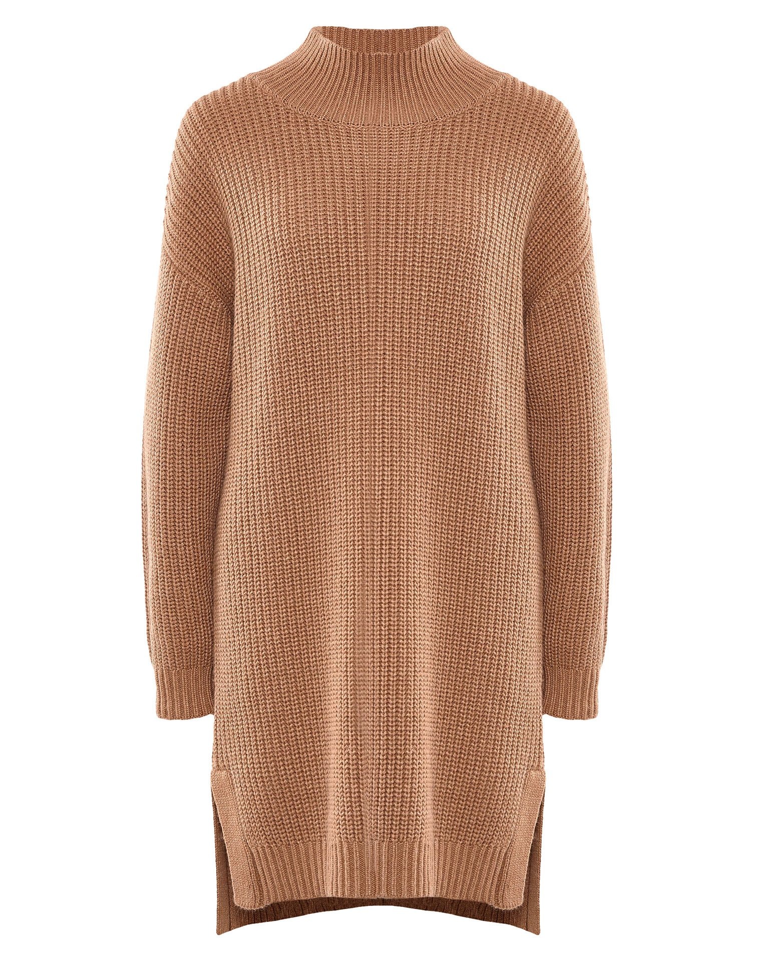 Wool tunic dress, Beige — photo 7