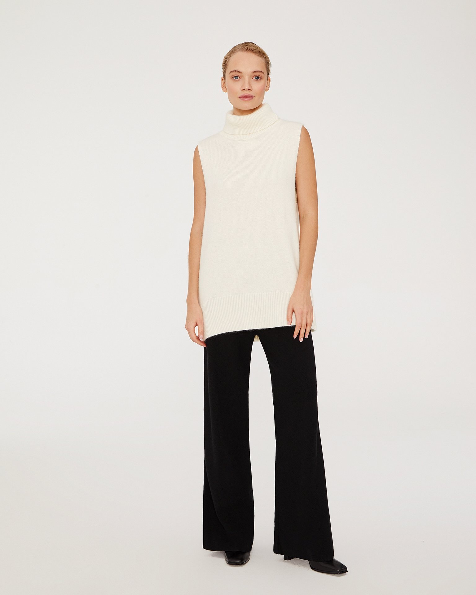 Wool and cashmere jumper, White — photo 2