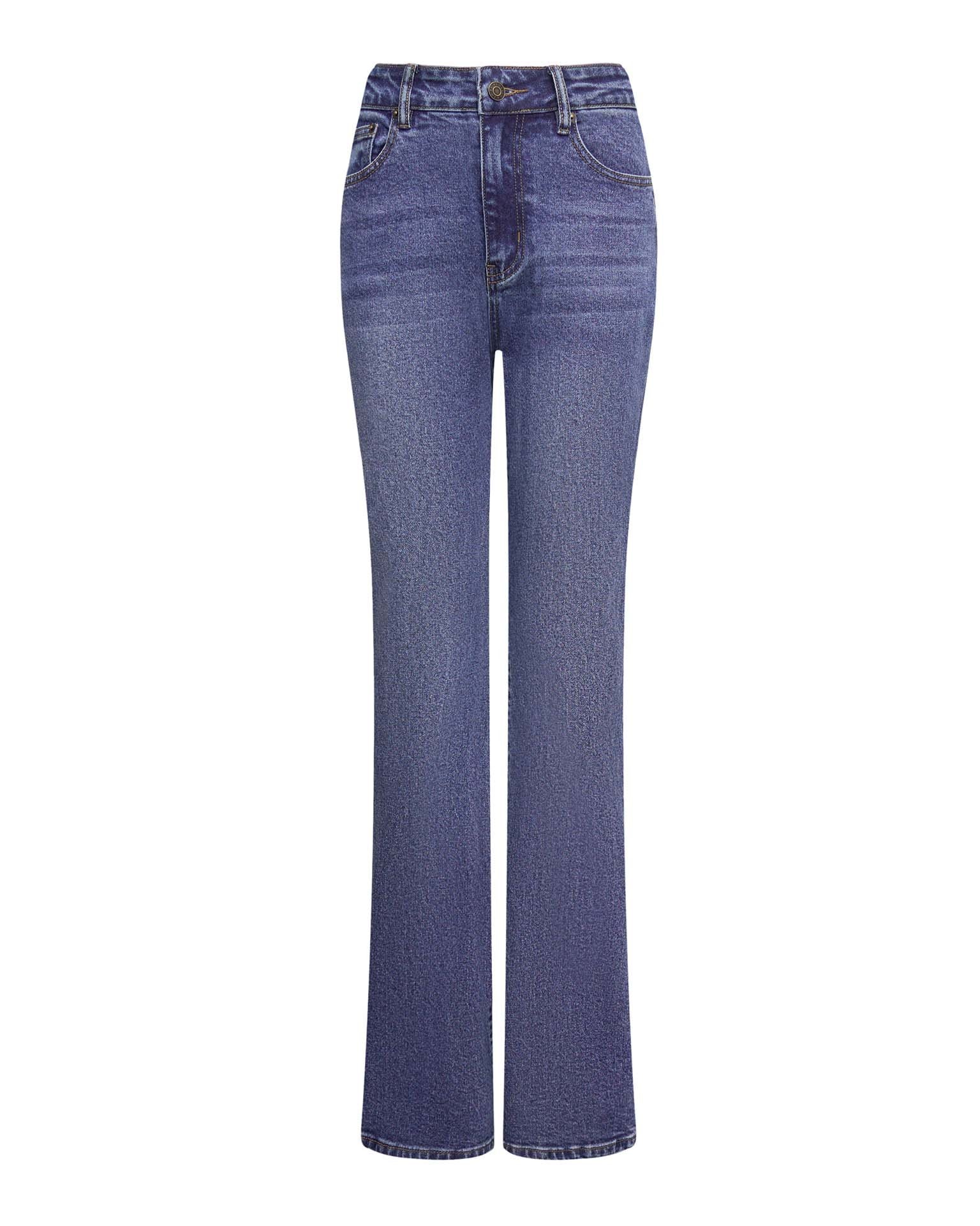 Flared jeans, Dark Blue — photo 5