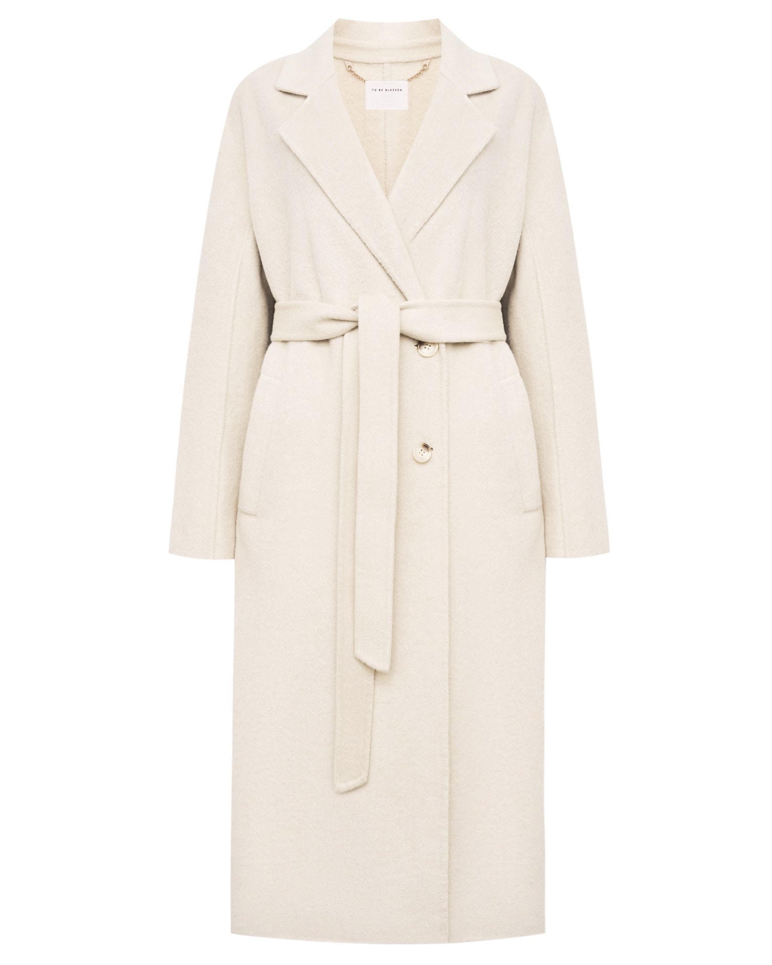 Coat with a raglan sleeve, White — photo 8