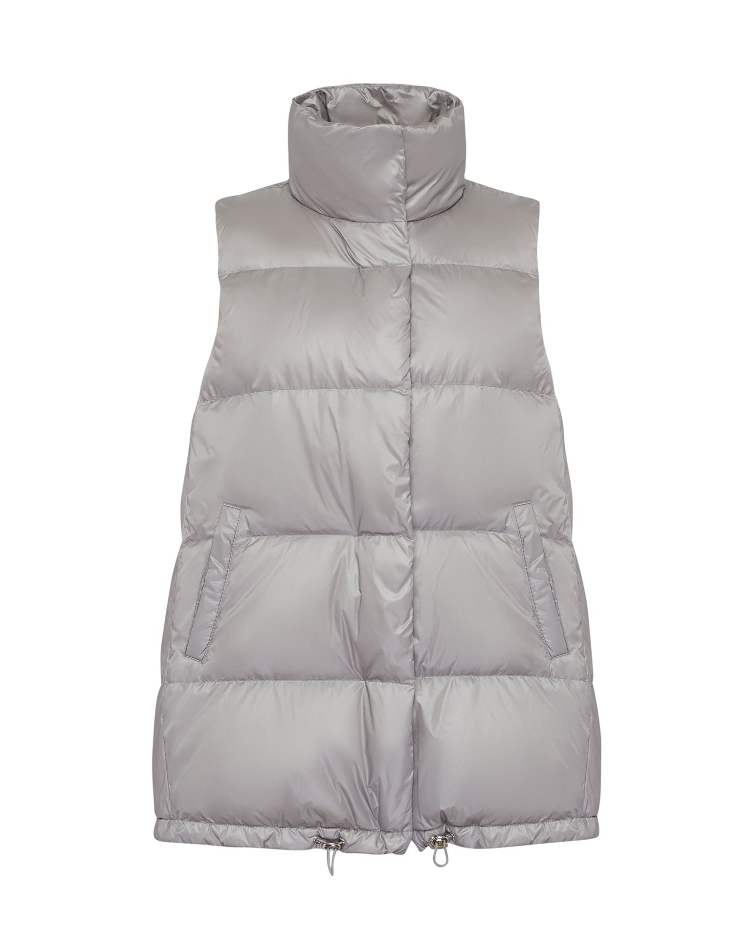 Grey down-feather vest, Grey — photo 8
