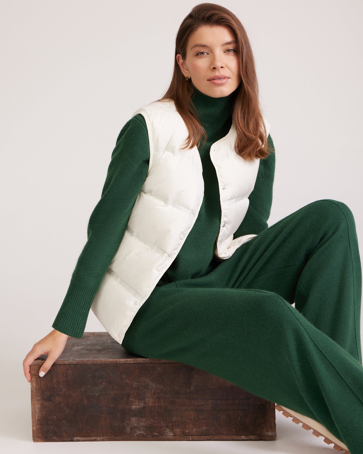 Rivet vest, White