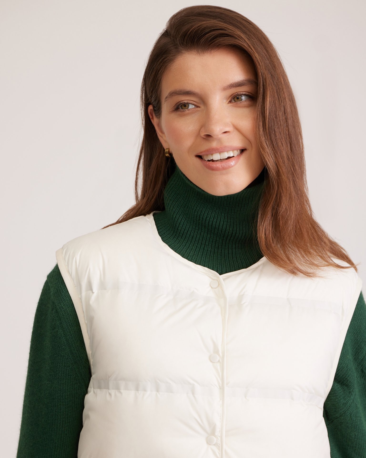 Rivet vest, White — photo 8
