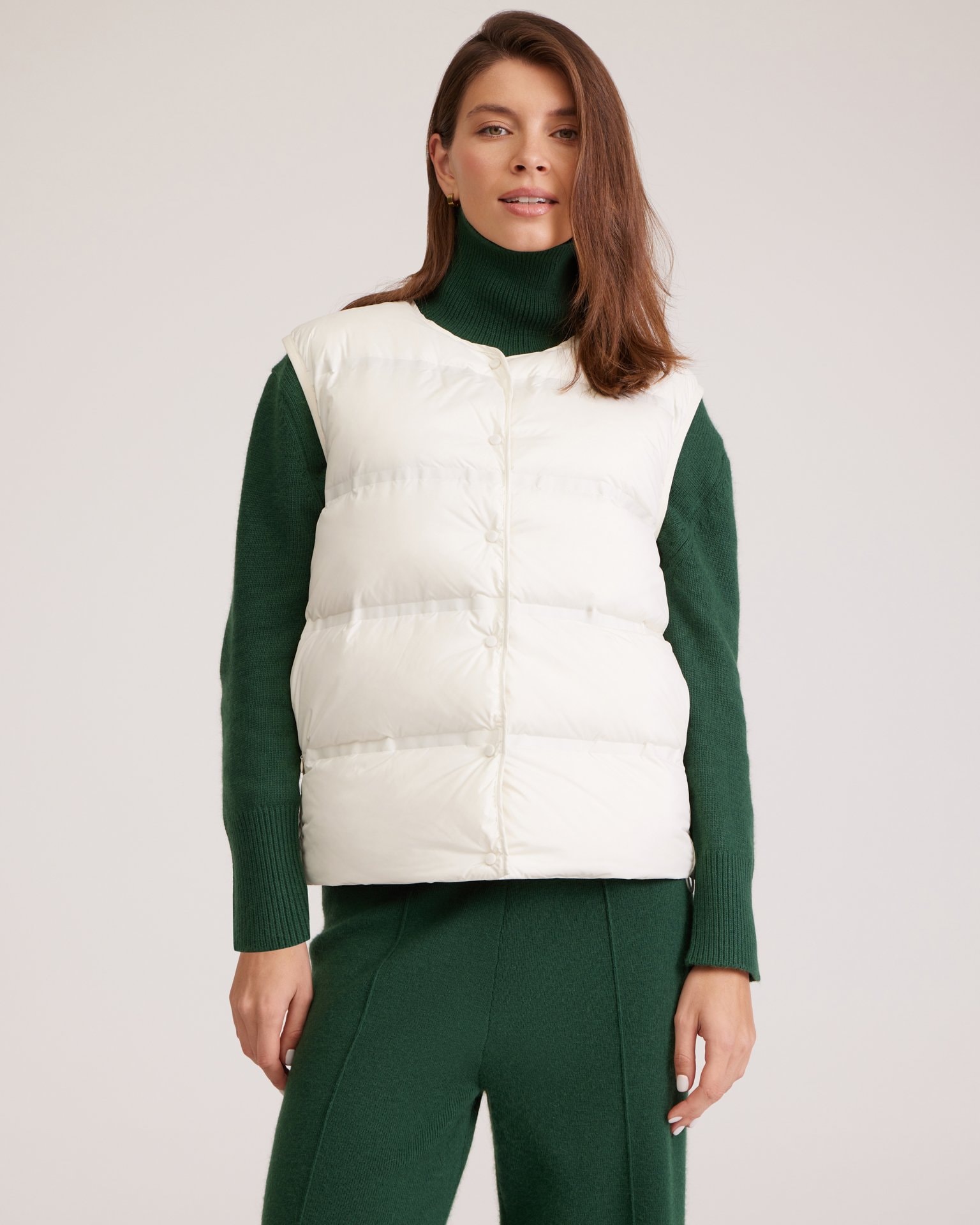Rivet vest, White — photo 7