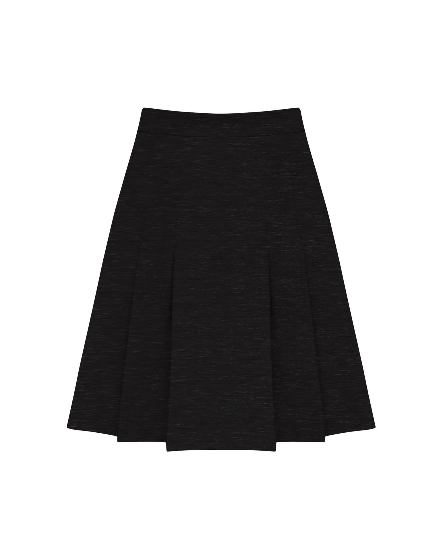 Black mini skirt, Black — photo 8