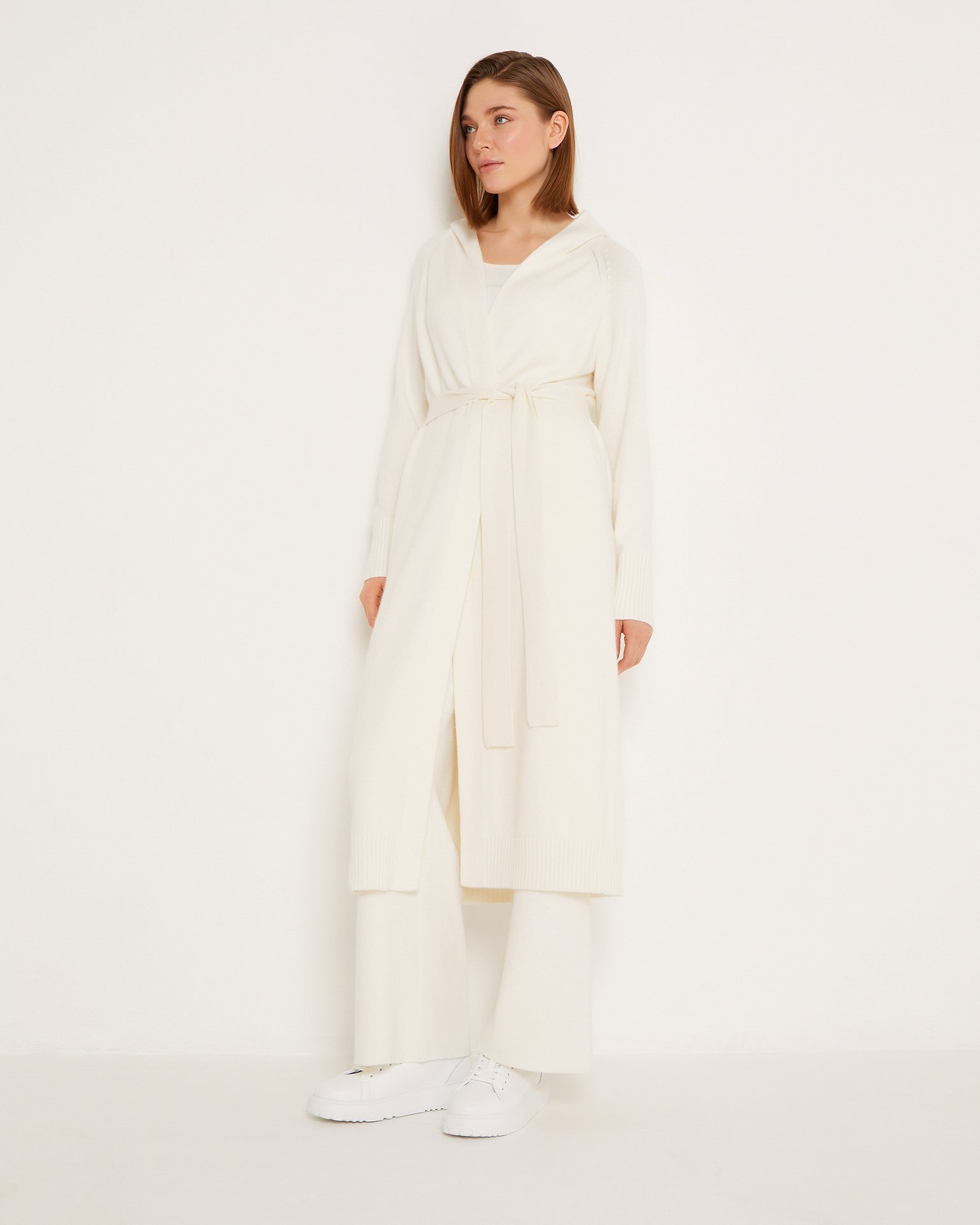 White cardigan, White — photo 5